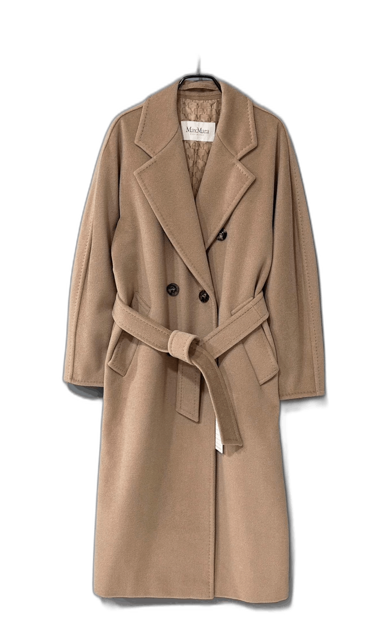 Max Mara MaxMara Beige Double-Breasted Coat Size XS / US 0-2 / IT 36-38 - 1 Thumbnail