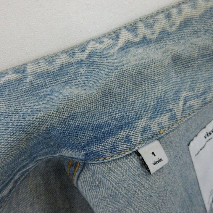 Visvim VISVIM 13SS 102 DISTRESSED DENIM JACKET Size US S / EU 44-46 / 1 - 8 Thumbnail