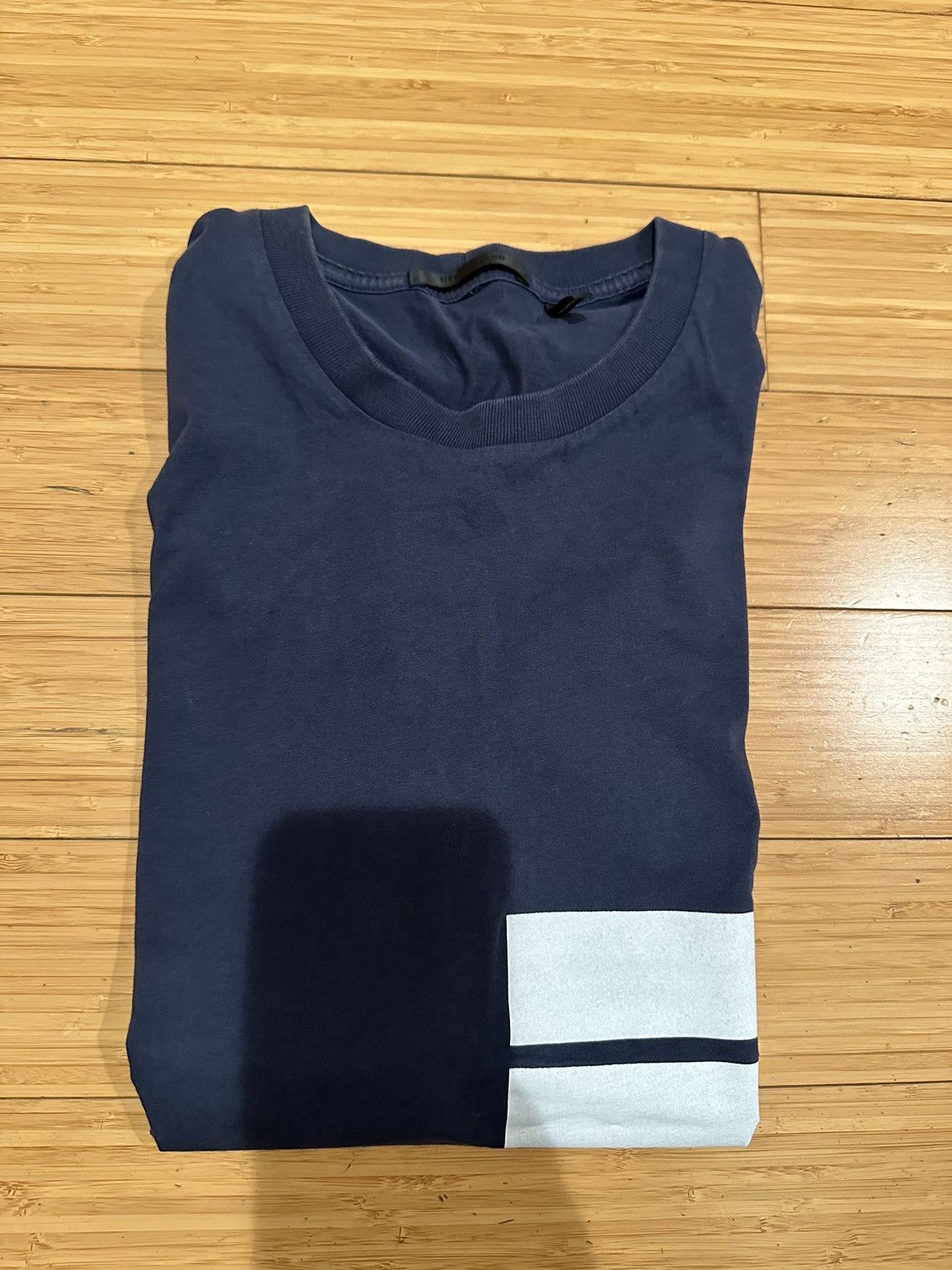 Helmut Lang Men's Helmut Lang Logo Stripe T-Shirt Size XL Size US S / EU 44-46 / 1 - 3 Thumbnail