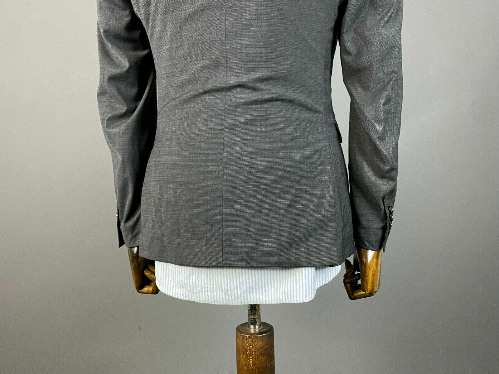 Moschino Men Moschino Grey Wool 2 Piece Suit + Patns Size 48 R Size 40R - 8 Thumbnail