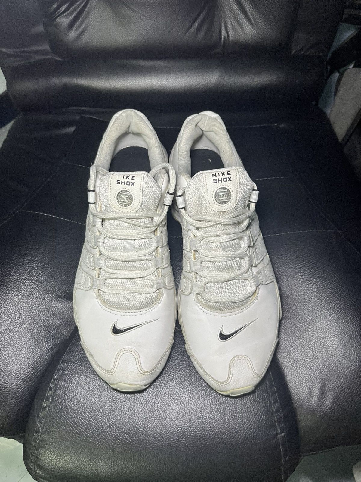 Nike Nike Shox NZ Leather Shoes Mens Size 8.5 White Size US 8.5 / EU 41-42 - 1 Thumbnail
