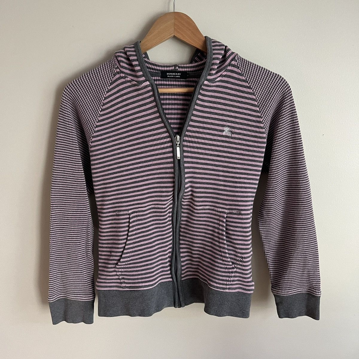 Burberry Burberry Striped Pink Black Hoodie Size S / US 4 / IT 40 - 1 Thumbnail