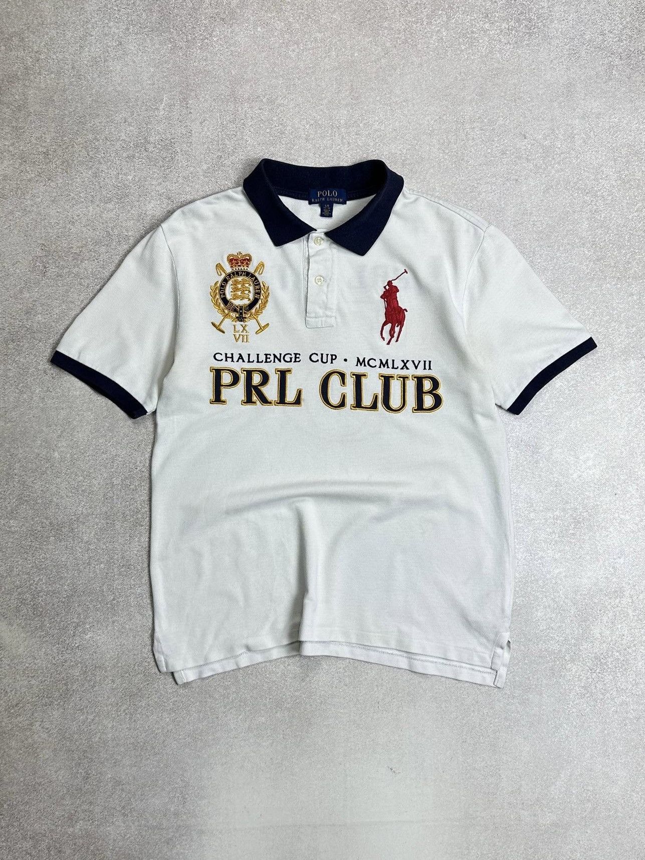 Vintage Polo Ralph Lauren RRL PRL Club Shirt Mens Y2K S