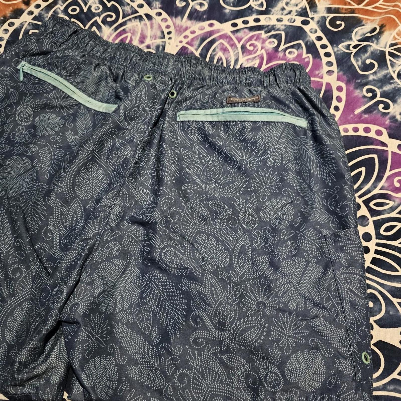 Designer Men's Blue Southern Marsh Swim Trunks Size US 32 / EU 48 - 7 Thumbnail
