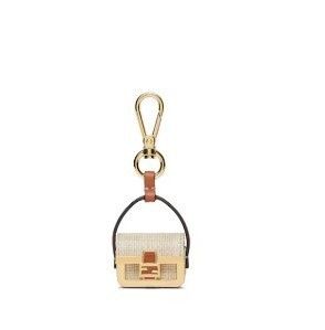 Fendi o1loc1c0824 Size: OS / Baguette Charm in Beige Size ONE SIZE - 2 Thumbnail