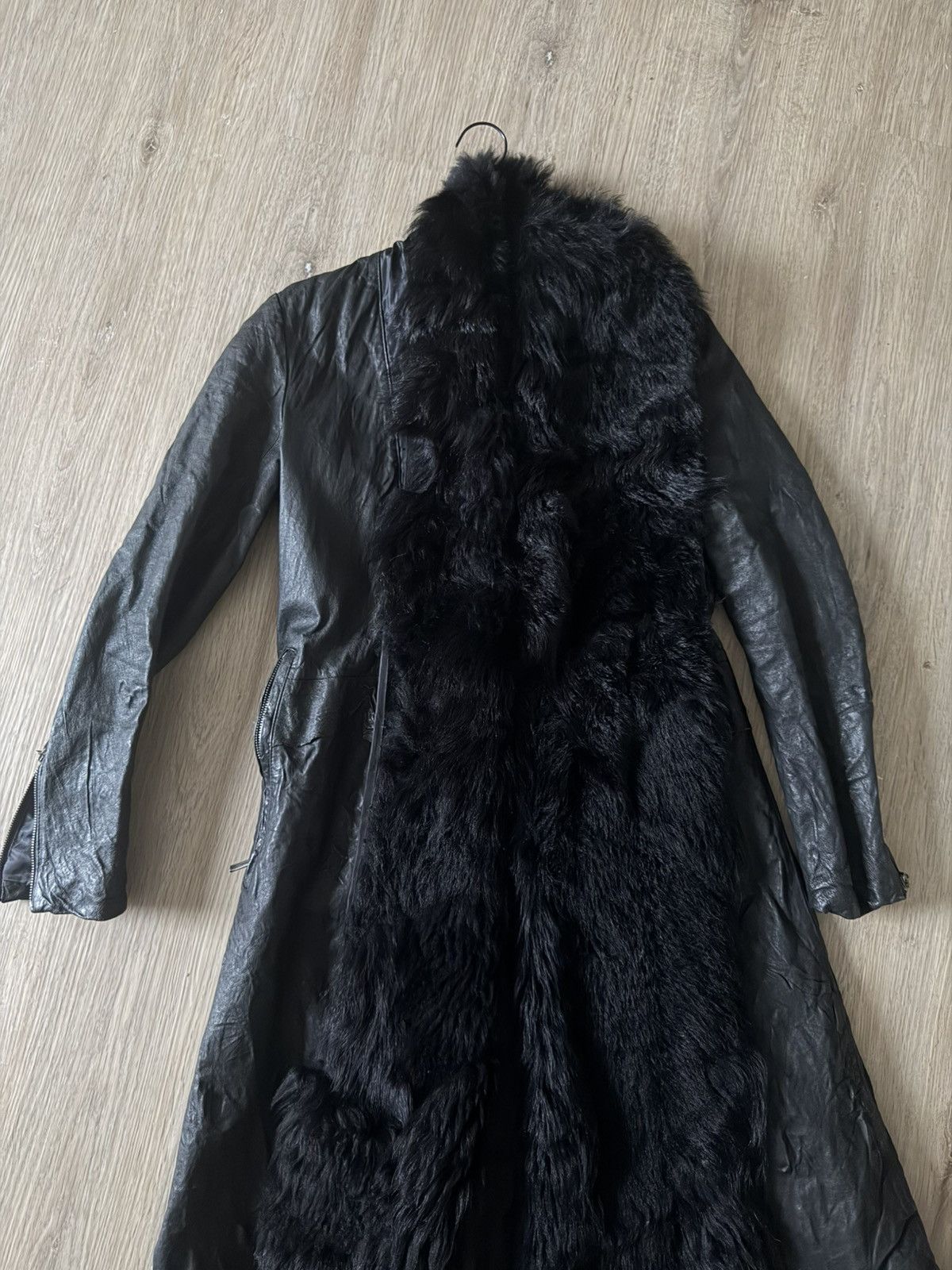 Yasuyuki Ishii Yasuyuki Ishii Leather Mouton Trench Coat Size US S / EU 44-46 / 1 - 1 Thumbnail