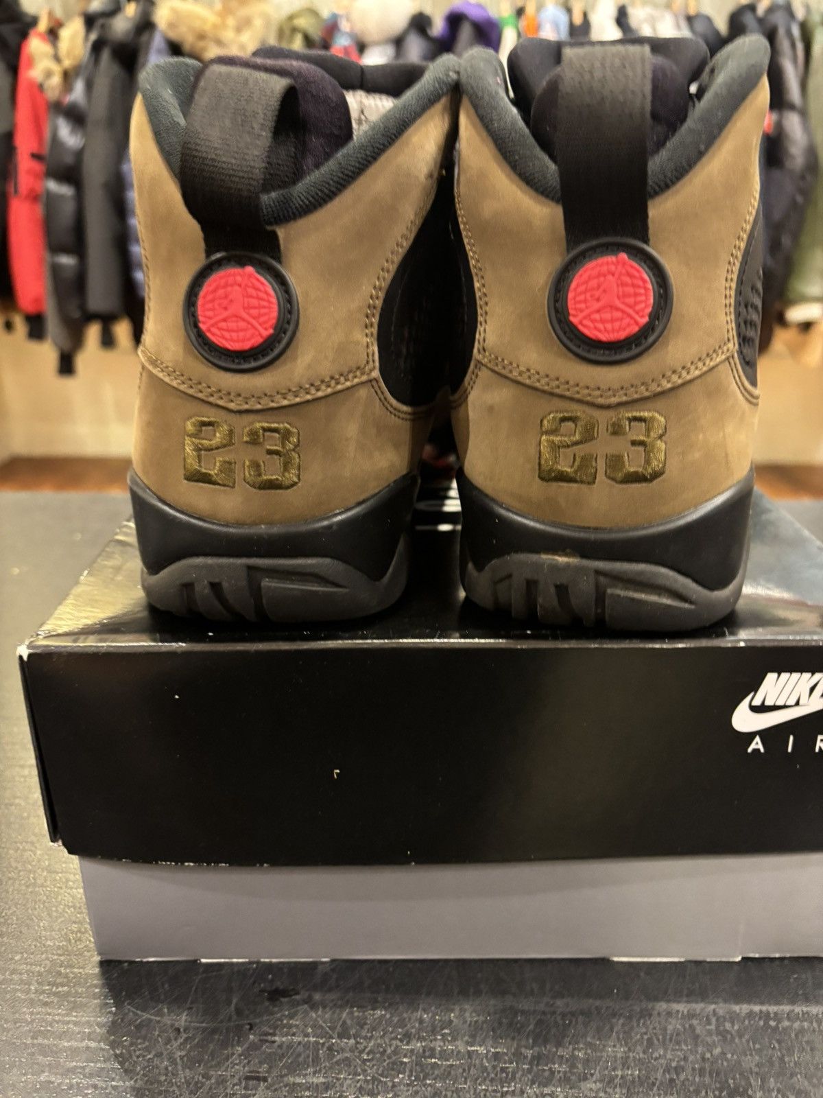 Jordan Brand Jordan 9 High ‘Olive’ Size US 10.5 / EU 43-44 - 3 Thumbnail