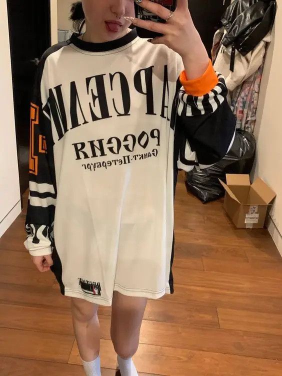 Vintage Y2K Sprots Long Sleeves Tee Size US L / EU 52-54 / 3 - 3 Thumbnail