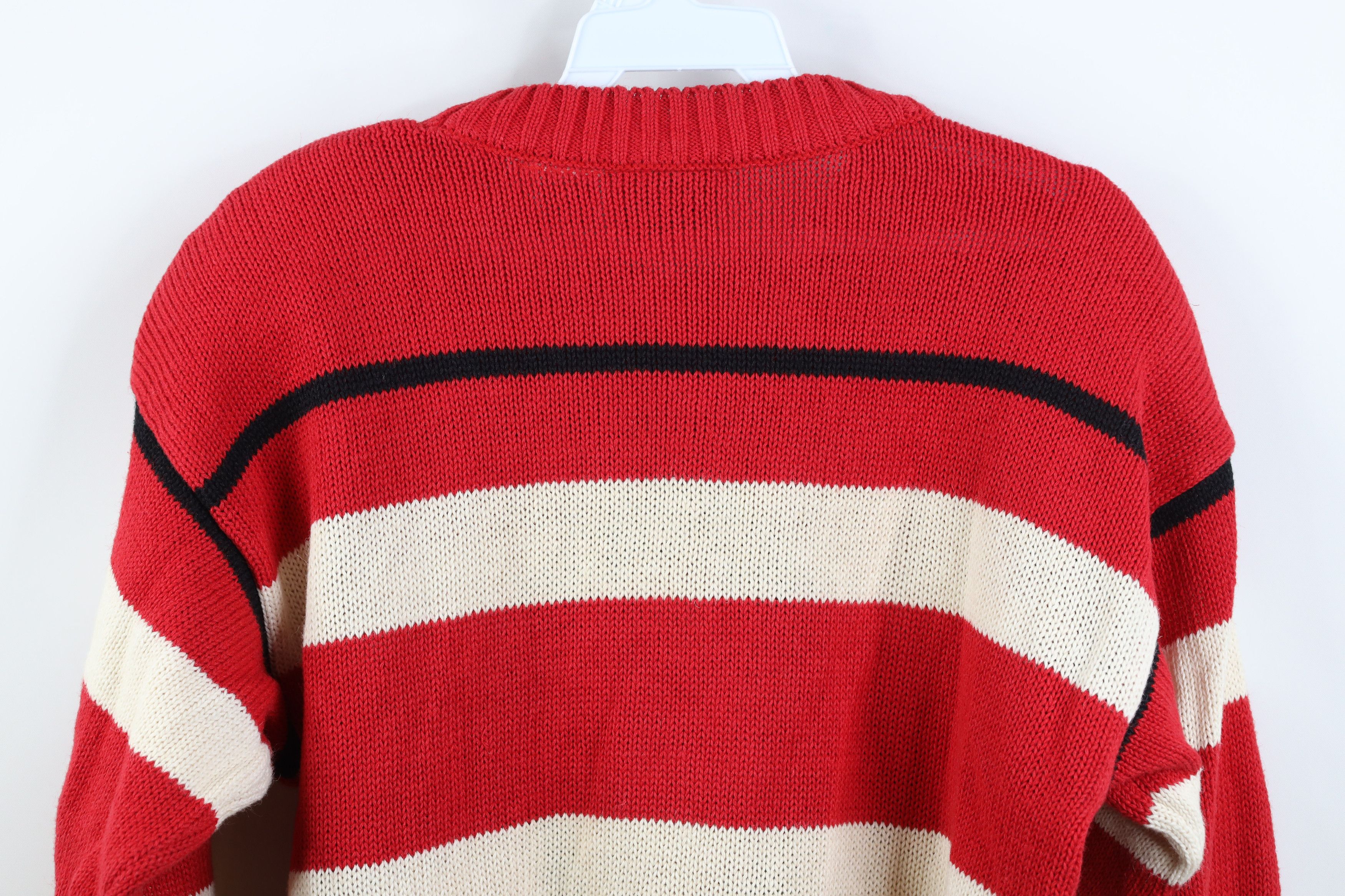 Vintage Vintage 90s Streetwear Southwestern Fair Isle Sweater Size M / US 6-8 / IT 42-44 - 9 Thumbnail