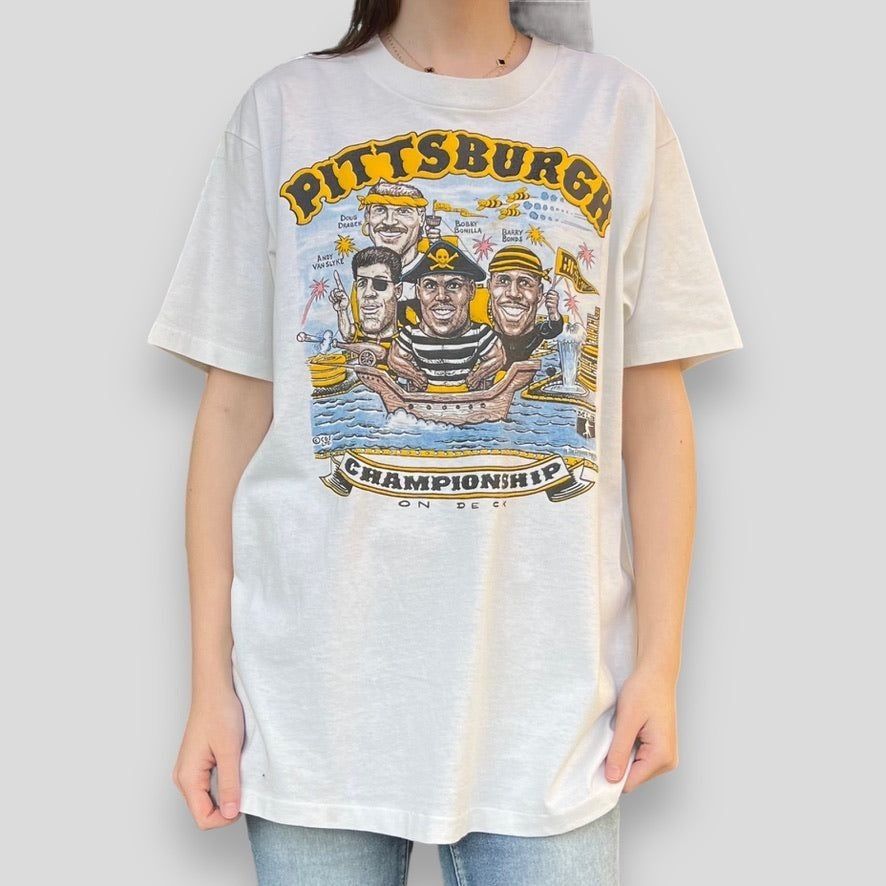 MLB × Vintage Vintage Pittsburgh Pirates Championship On Deck Tee Size US L / EU 52-54 / 3 - 1 Thumbnail