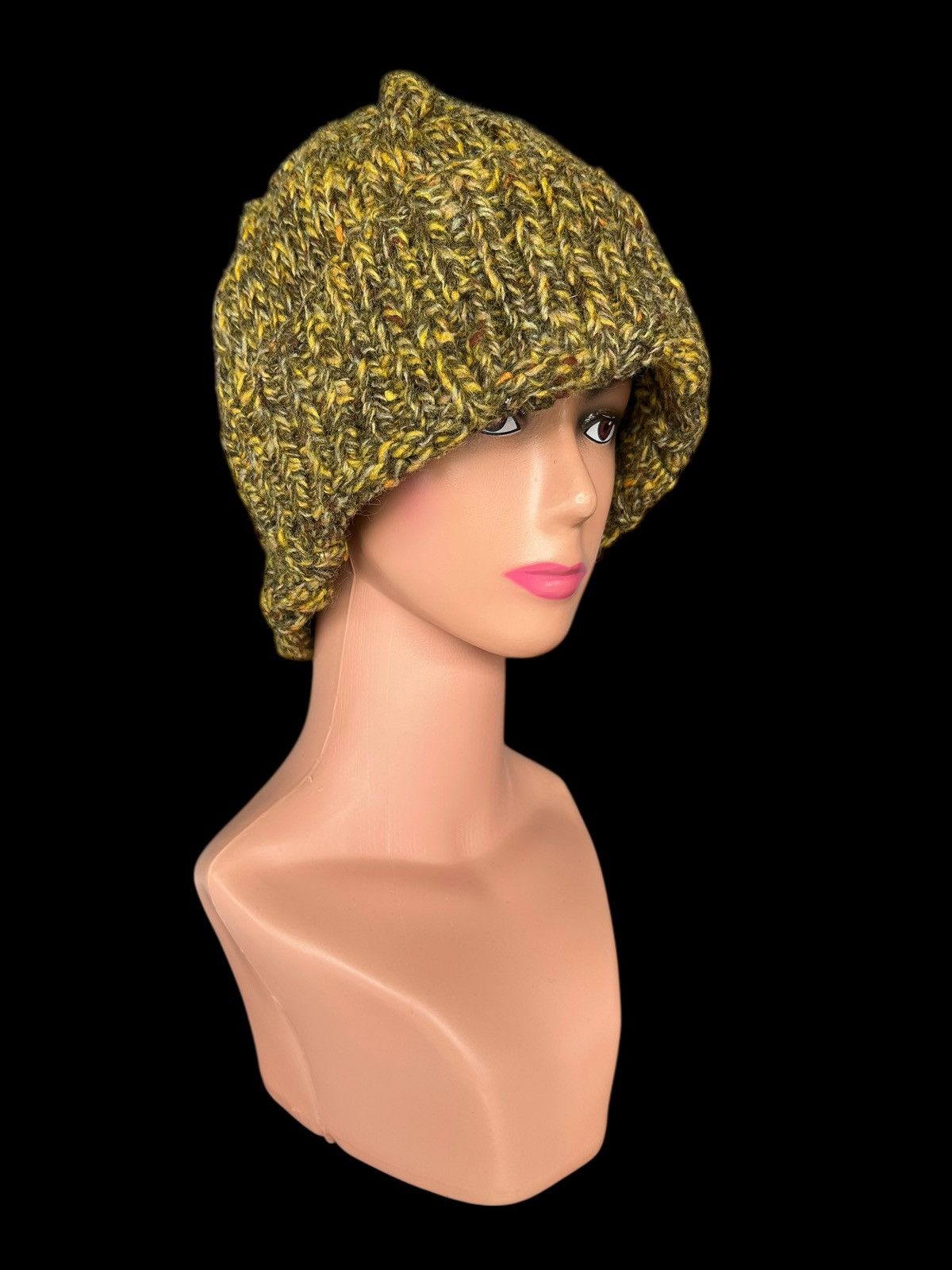 Kapital Crochet Knitted Handmade big Beanie Hats Size ONE SIZE - 2 Thumbnail