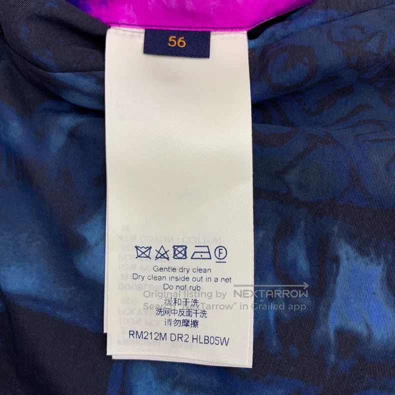 Louis Vuitton Louis Vuitton Long Sleeve Jacket in Dark Blue Monogrammed Size US XL / EU 56 / 4 - 6 Thumbnail