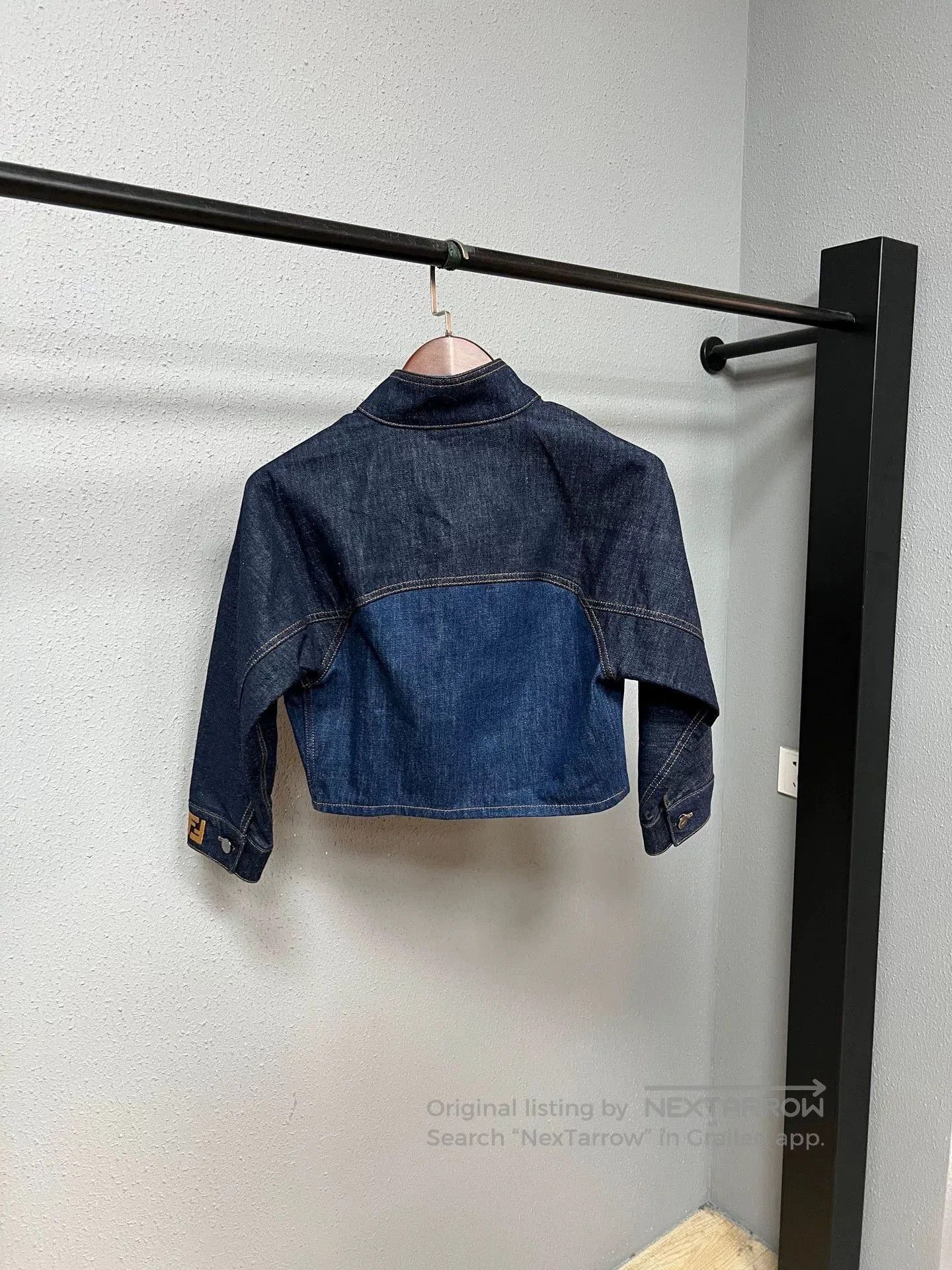 Fendi Fendi Color Block Denim Jacket. Size M / US 6-8 / IT 42-44 - 2 Thumbnail