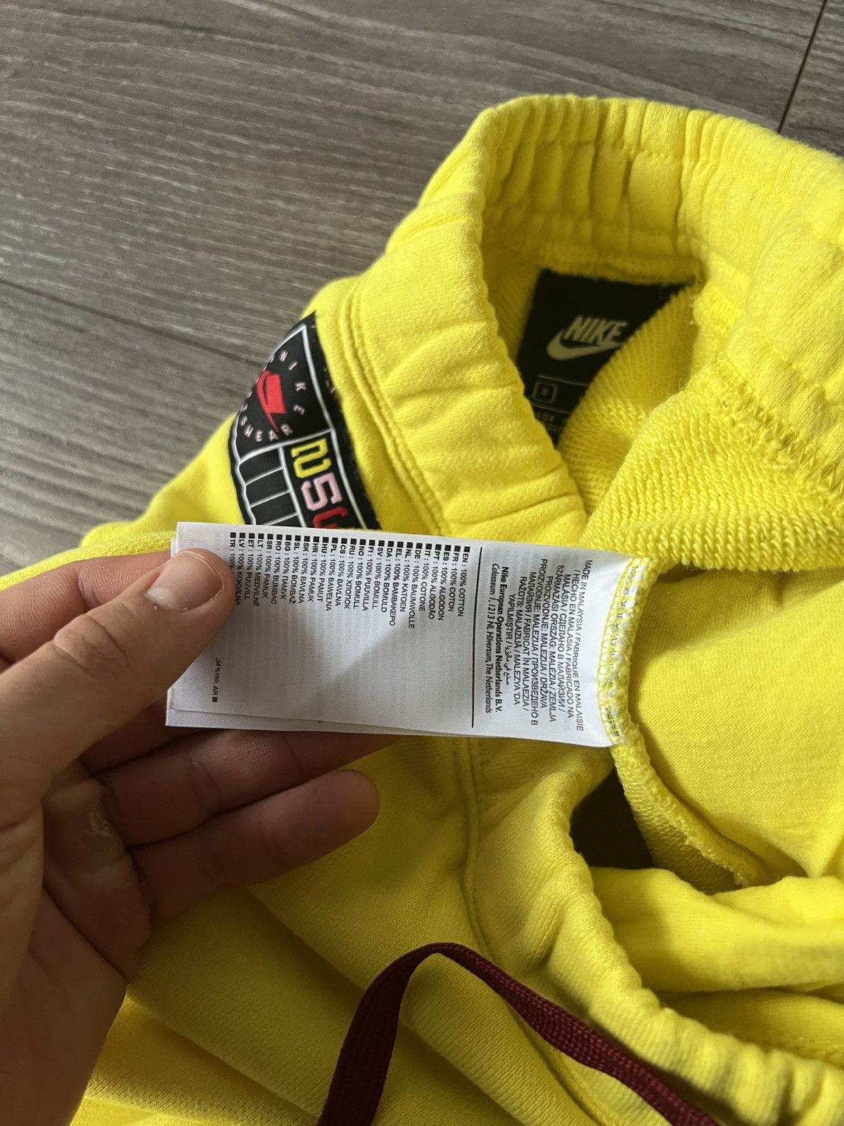 Nike ‼️Nike Sportswear NSW 253 Yellow Cotton Joggers‼️ Size US 32 / EU 48 - 24 Thumbnail