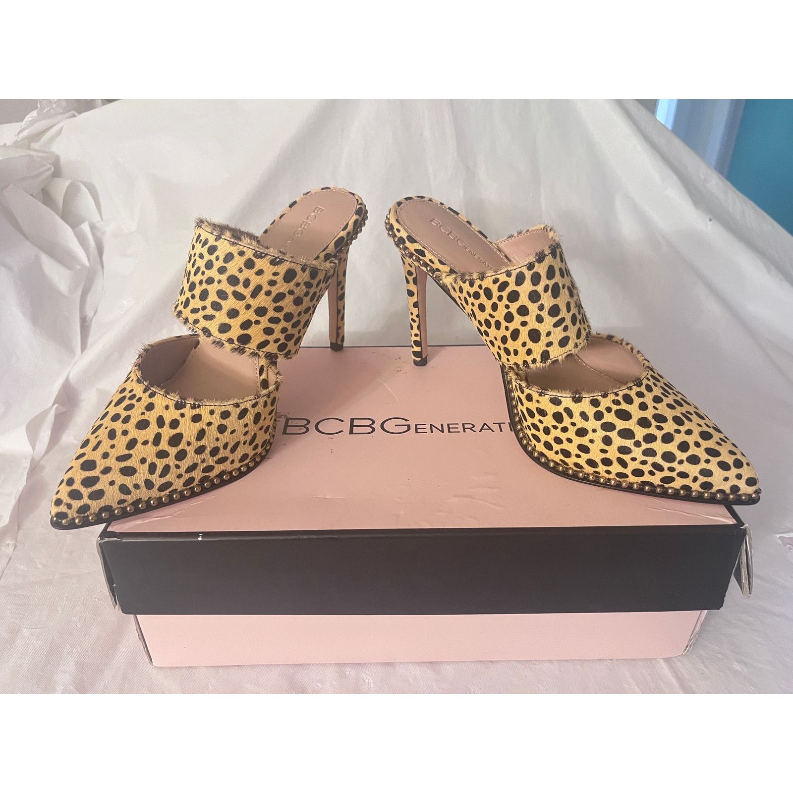 Other BCBGeneration Heel Harlina Mule Pump Cow Fur Size: 7.5 Size US 7.5 / IT 37.5 - 18 Thumbnail