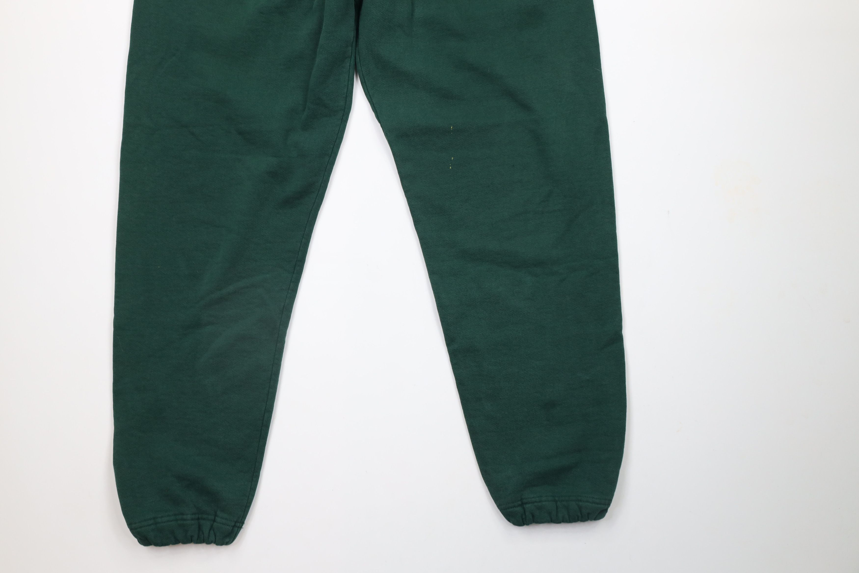 Lands' End × Vintage Vintage 90s Lands End Blank Sweatpants Joggers Green USA Size US 36 / EU 52 - 4 Thumbnail