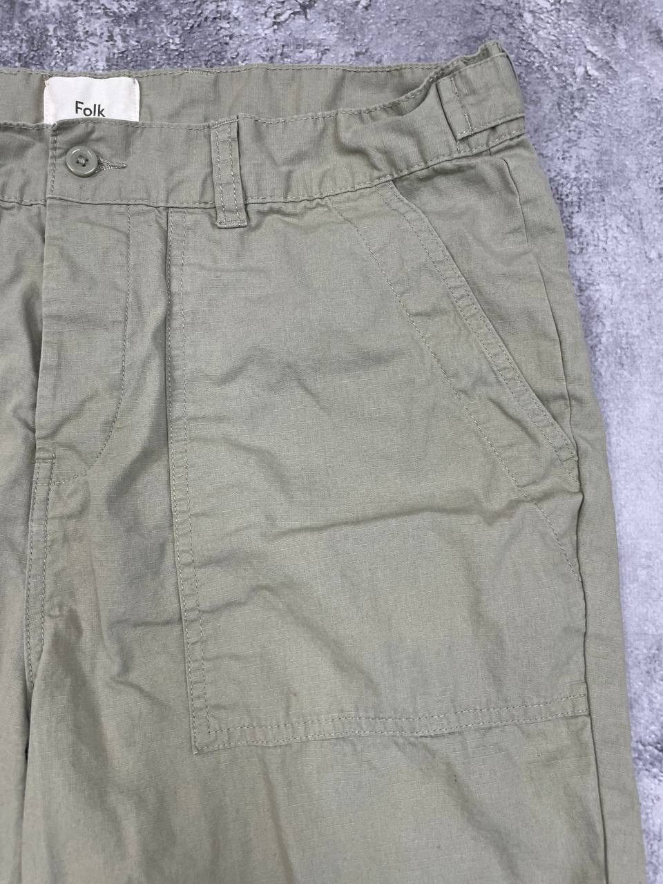 Folk Folk Men Regular Fit Shorts Green Size W36 Size US 36 / EU 52 - 3 Thumbnail