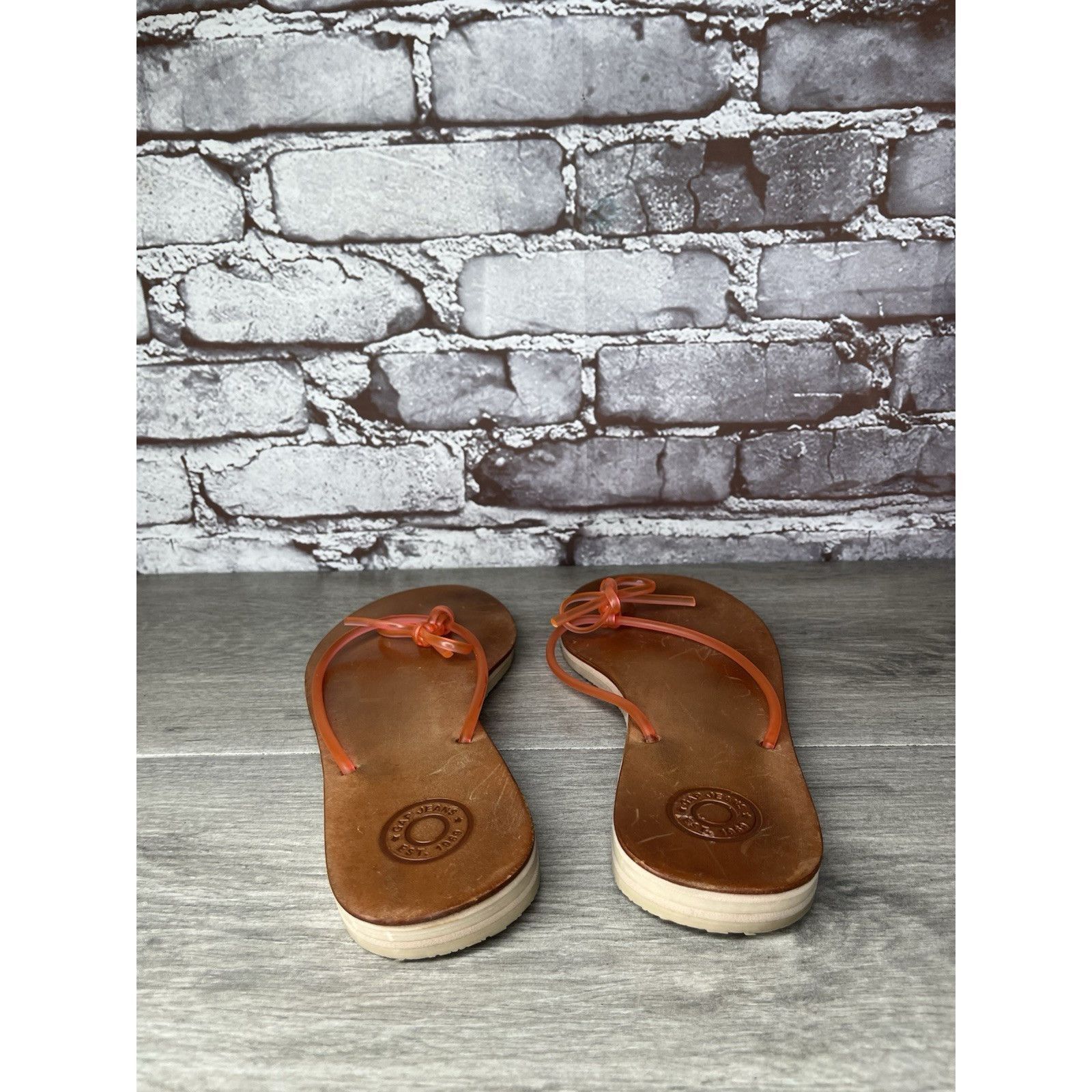 Gap Gap Sandals Flip Flop Thong Pink Toe Post Slip On Casual Fla Size US 8 / IT 38 - 4 Thumbnail