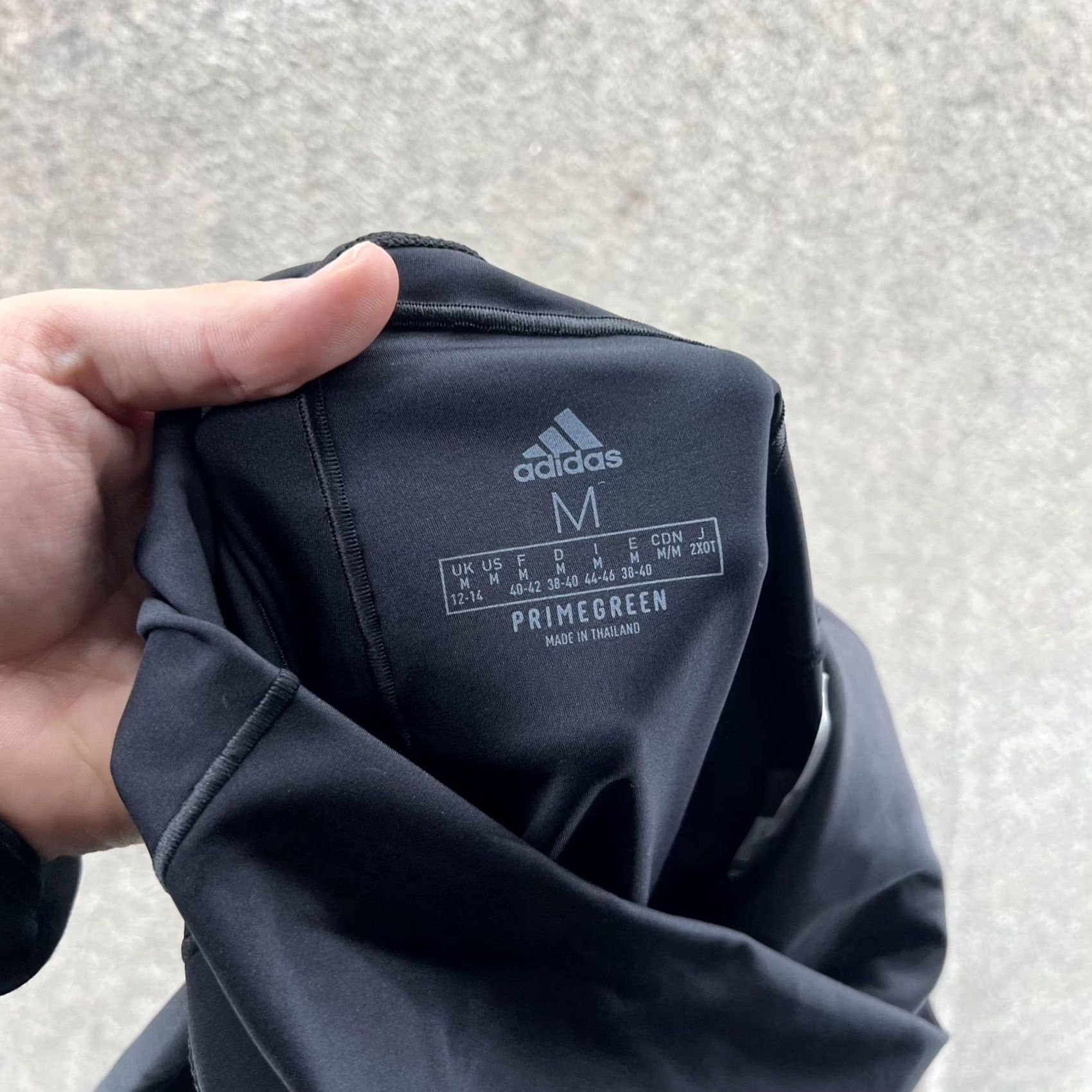 Adidas Adidas Leggings Womens Medium Black Primegreen High Rise Ankle Yoga Gym & Training Running & Jogging Casual Size 32" / US 10 / IT 46 - 3 Thumbnail