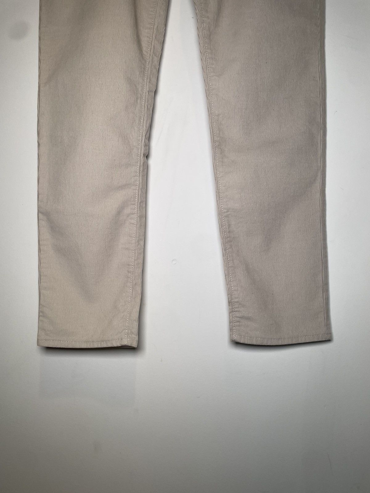 Banana Republic Banana Republic Slim Fit Corduroy Pants 30x30 Cream / Beige Size US 30 / EU 46 - 9 Thumbnail