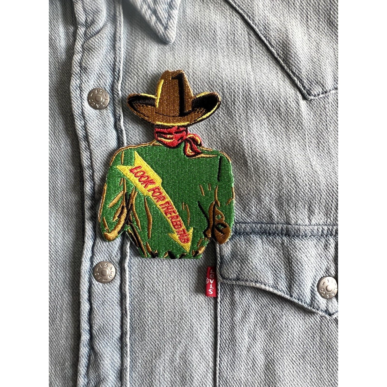 Levi's Levi's Barstow Shirt XL 2019 Western Denim Rivet Snap Pockets Blue Mens Size US XL / EU 56 / 4 - 4 Thumbnail