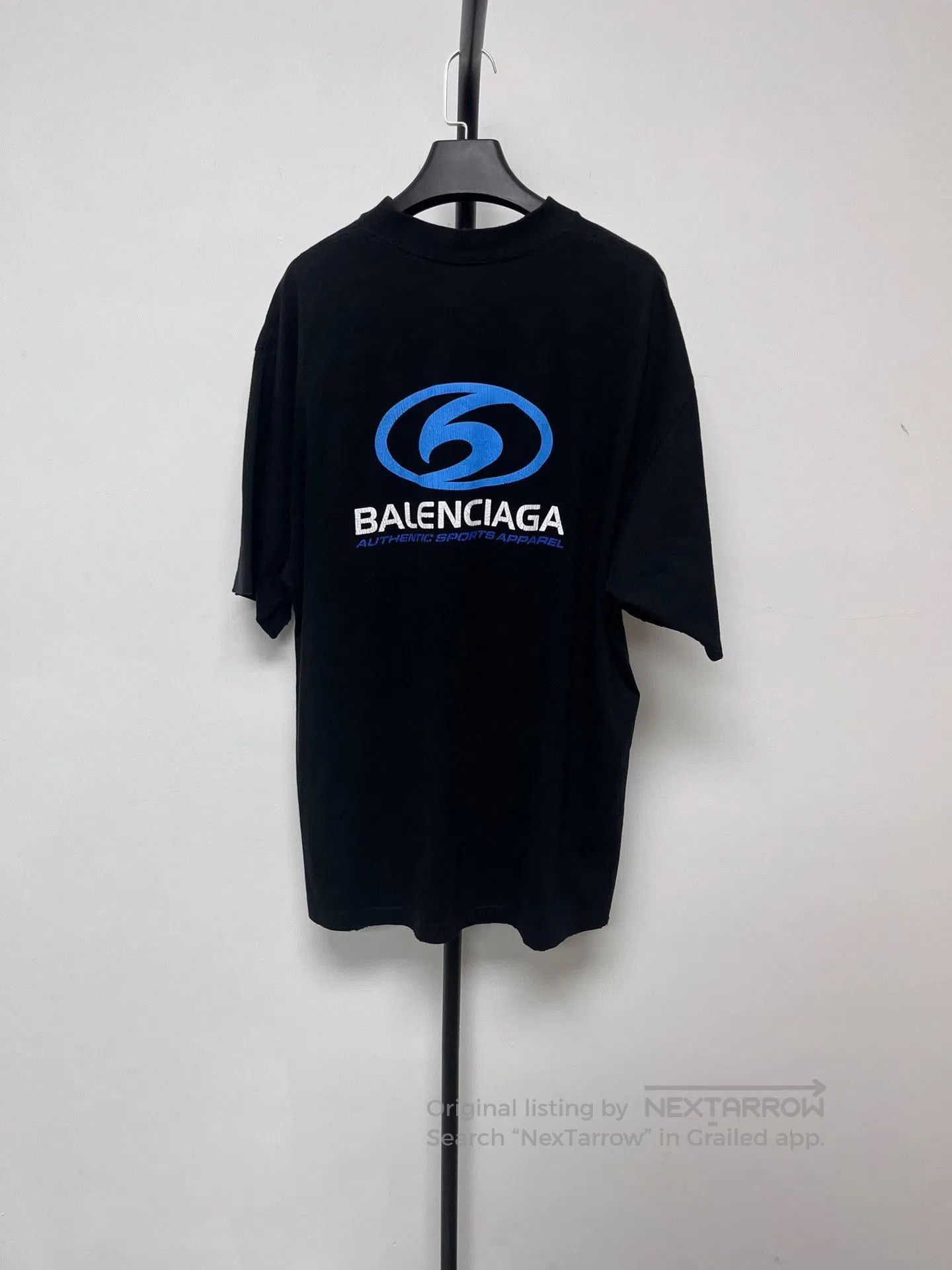 Balenciaga Balenciaga Blue Label Logo Crewneck T-Shirt. Size US M / EU 48-50 / 2 - 2 Thumbnail