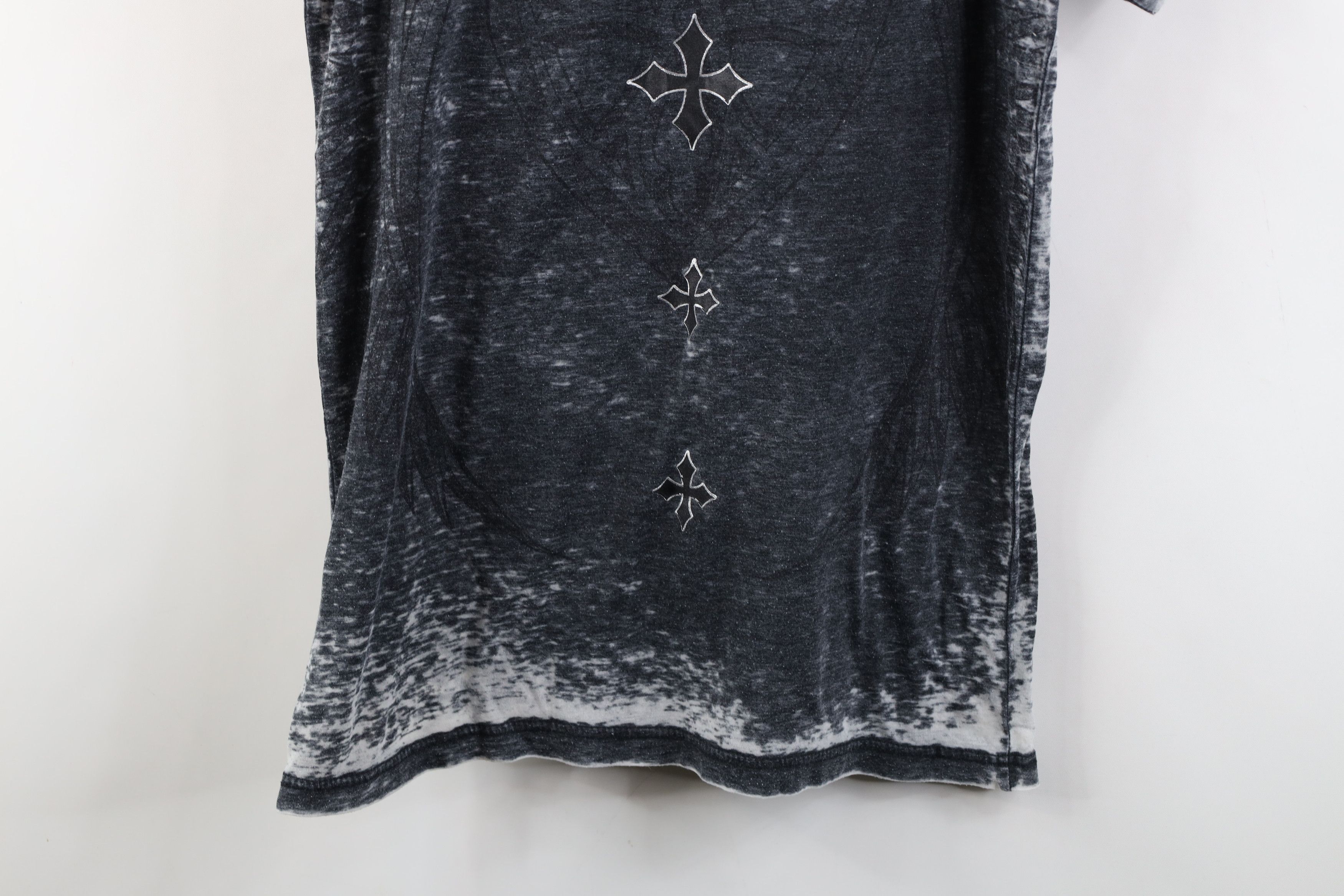 Affliction Vintage Affliction Acid Wash UFS MMA Jersey Knit T-Shirt USA Size US L / EU 52-54 / 3 - 14 Thumbnail