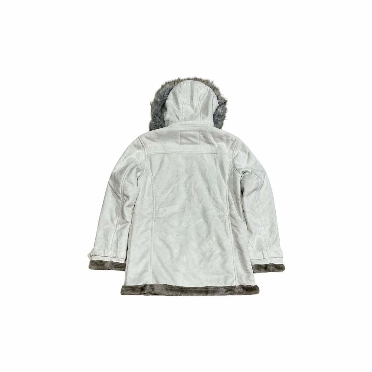 14th Addiction 🔥Sick Y2K Roushatte Faux Fur Suede Leather Jacket Hooded Size US M / EU 48-50 / 2 - 10 Thumbnail