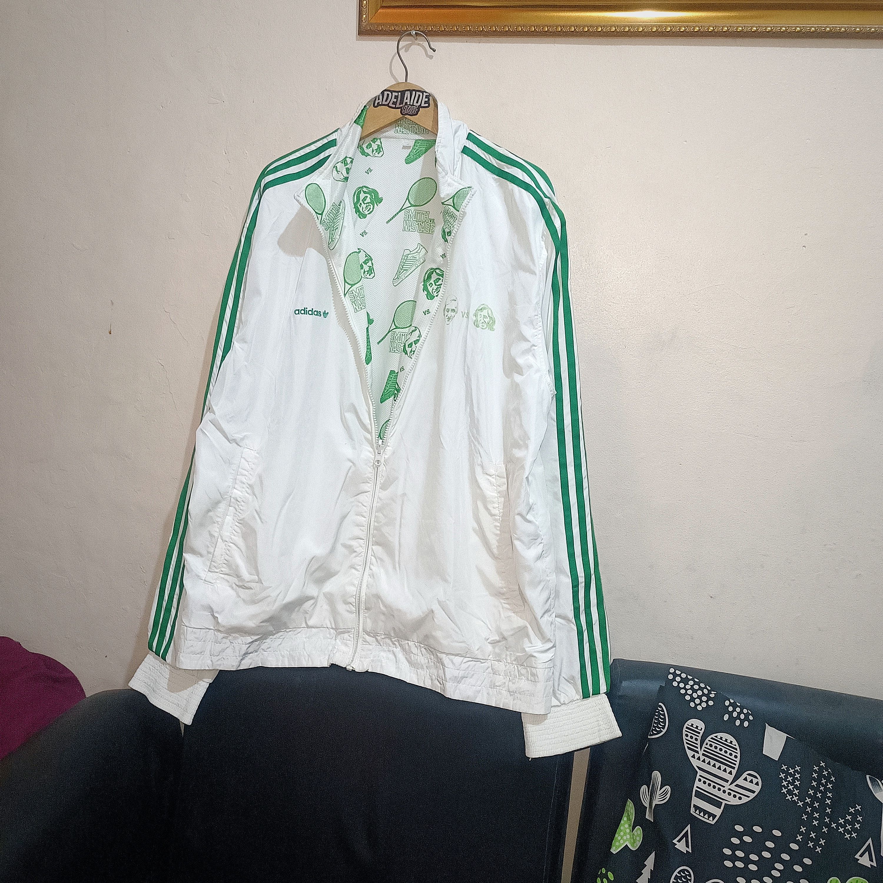 Adidas Adidas Stansmith AOP Reversible Tracksuit Jacket Size US XL / EU 56 / 4 - 3 Thumbnail