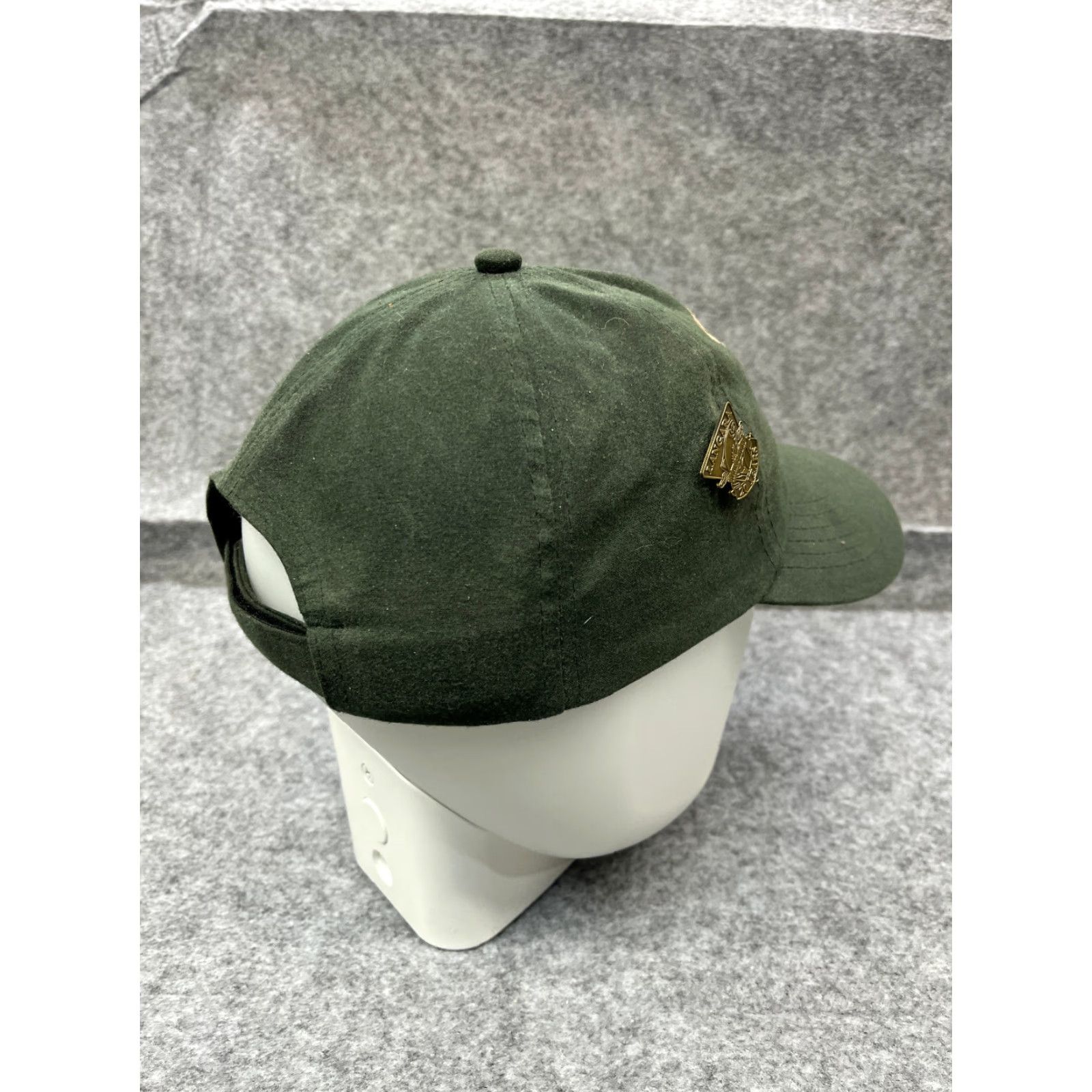 Vintage Langara Langara Fishing Lodge 20 Years Hat Cap Strap Back Adult OS Green Cotton Twill w/ Pin Vintage: No Size ONE SIZE - 7 Thumbnail