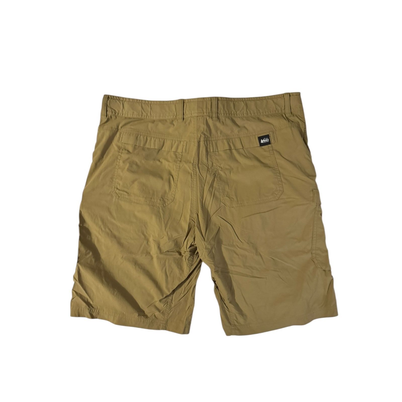 Rei REI Men’s Beige Cargo Outdoor Sports Shorts Adjustable 40” Size US 40 / EU 56 - 6 Thumbnail