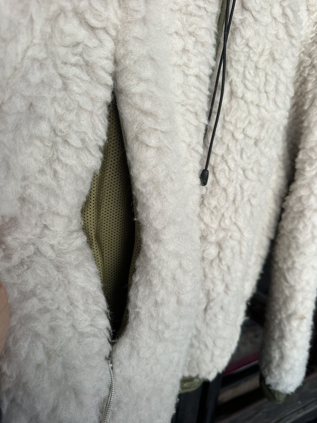 ROA ROA sheep wool beige fleece jacket Size US S / EU 44-46 / 1 - 4 Thumbnail