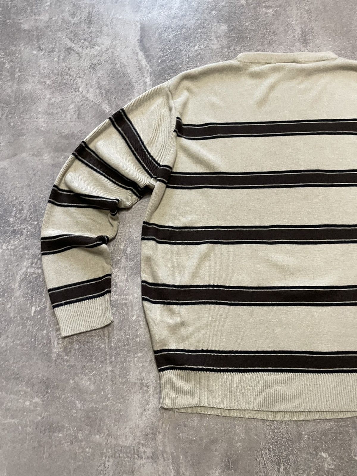 Lacoste Vintage Lacoste Striped Sweater Size US L / EU 52-54 / 3 - 14 Thumbnail