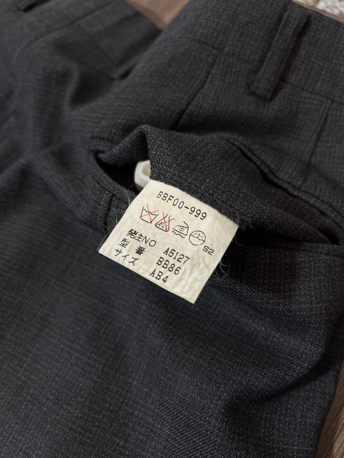 Burberry × Vintage Vintage Burberry Classic Charcoal Trouser Size US 33 - 9 Thumbnail