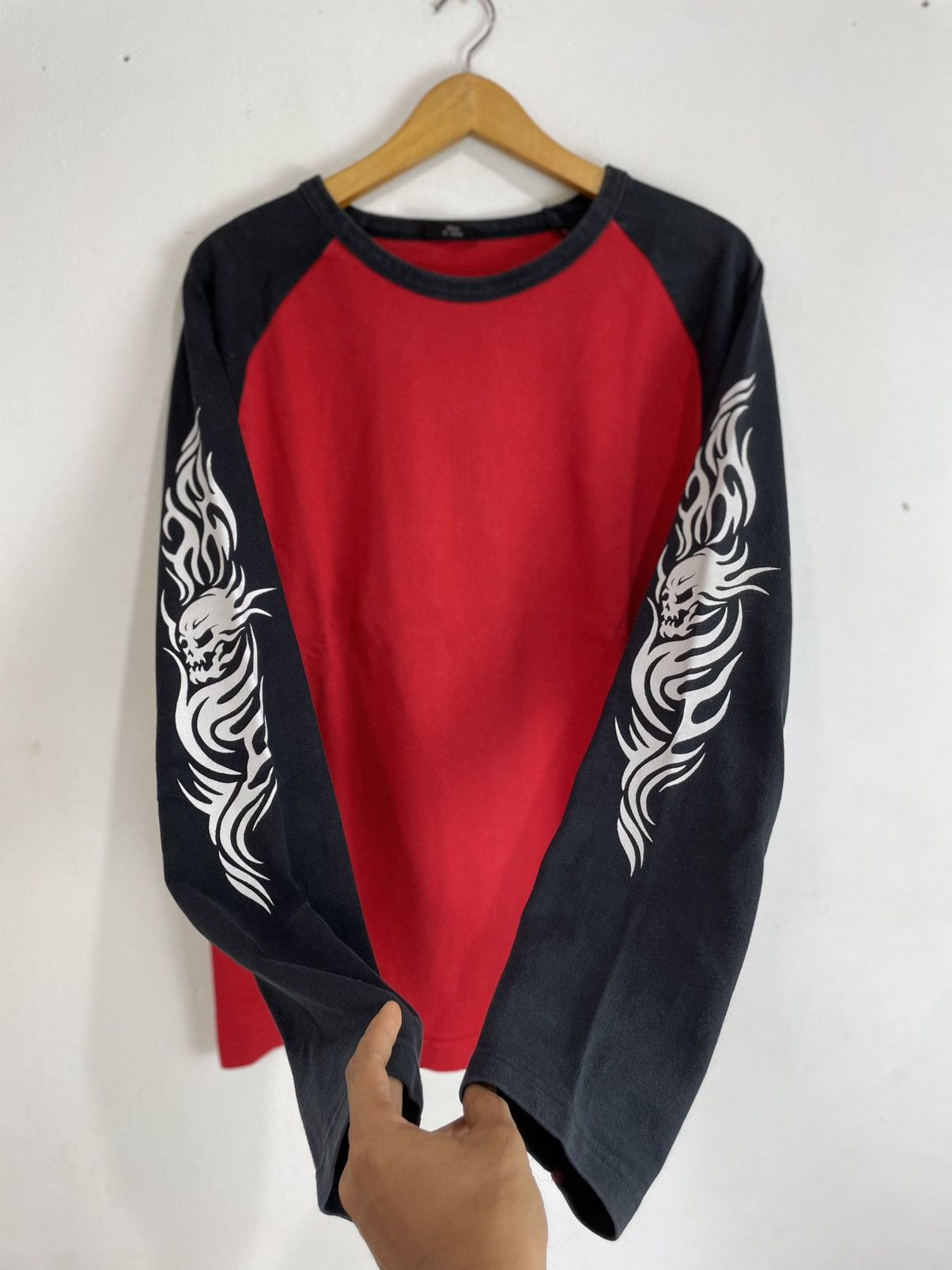 Hysteric Glamour Tribal Skull Gothic Long sleeve by Hall Of fame Size US L / EU 52-54 / 3 - 1 Thumbnail