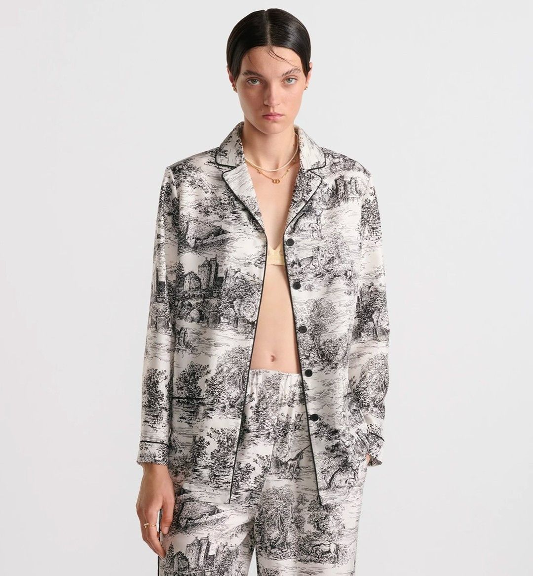 Dior o1bcso1str0126 Button Ups in Silk Size S / US 4 / IT 40 - 3 Thumbnail