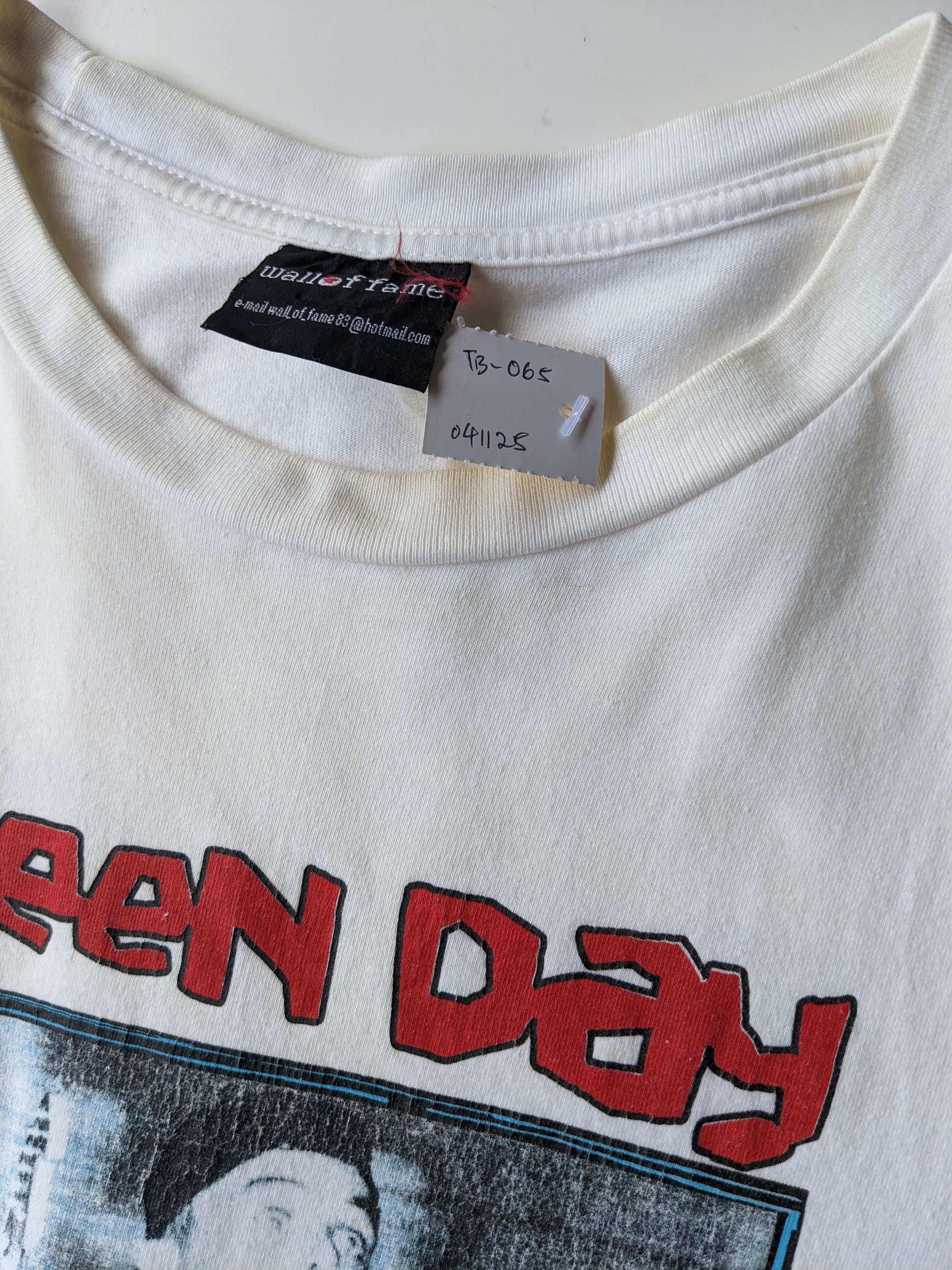 Band Tees Vintage Green Day Tour 1991 Size US L / EU 52-54 / 3 - 7 Thumbnail