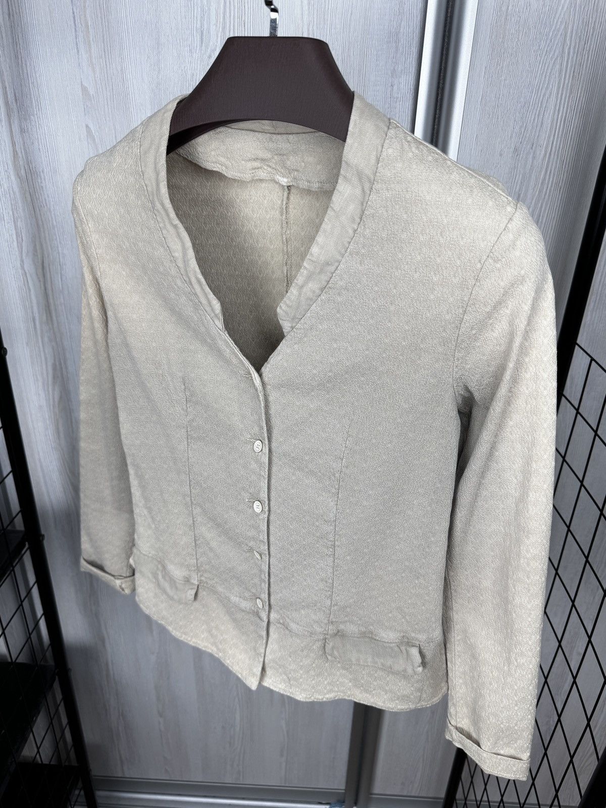 Transit Transit Par-Such patterned v-neck faded avant garde jacket Size XS / US 0-2 / IT 36-38 - 6 Thumbnail