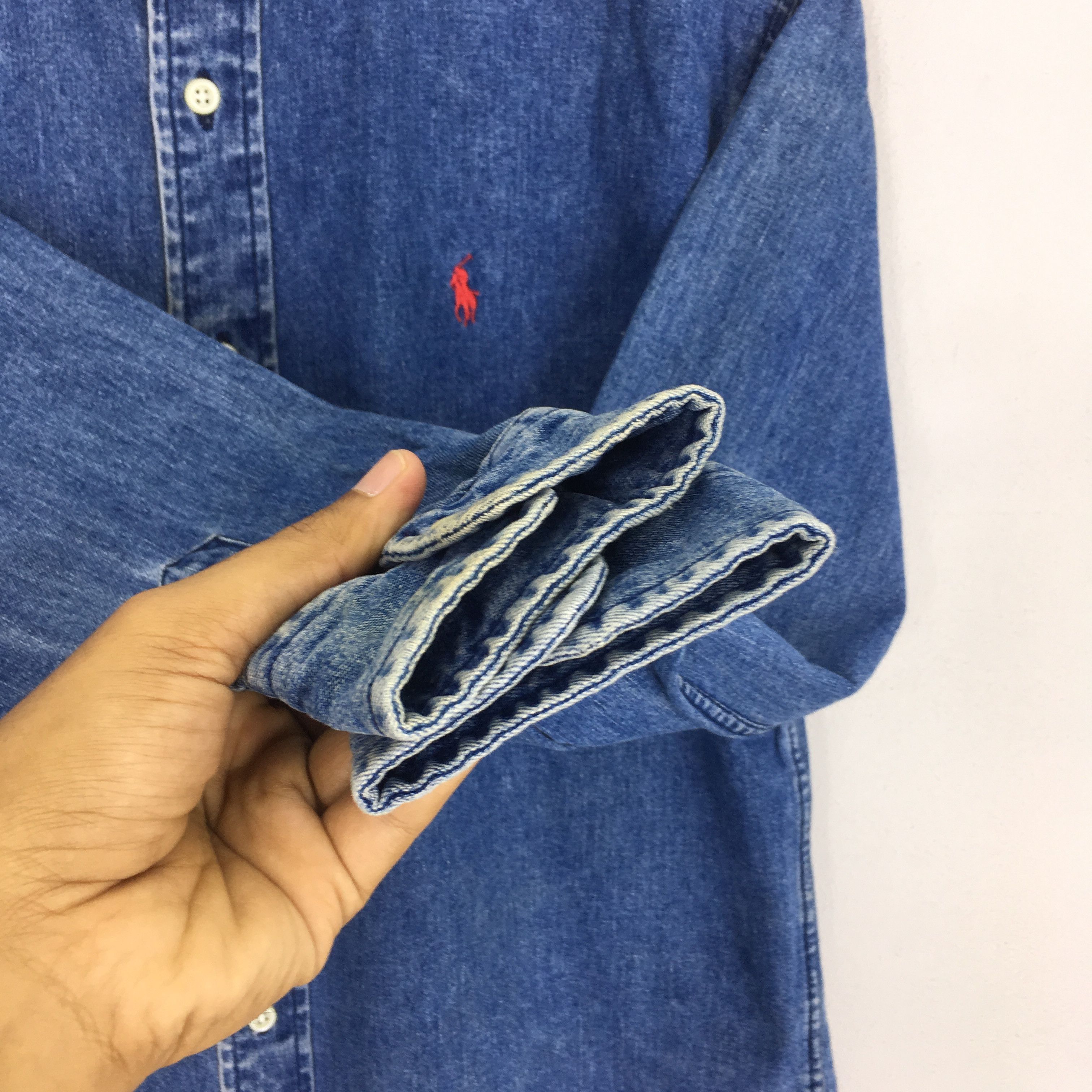 Polo Ralph Lauren Vintage 90's Polo Country Ralph Lauren Jeans Shirt - 1841 Size US S / EU 44-46 / 1 - 8 Thumbnail