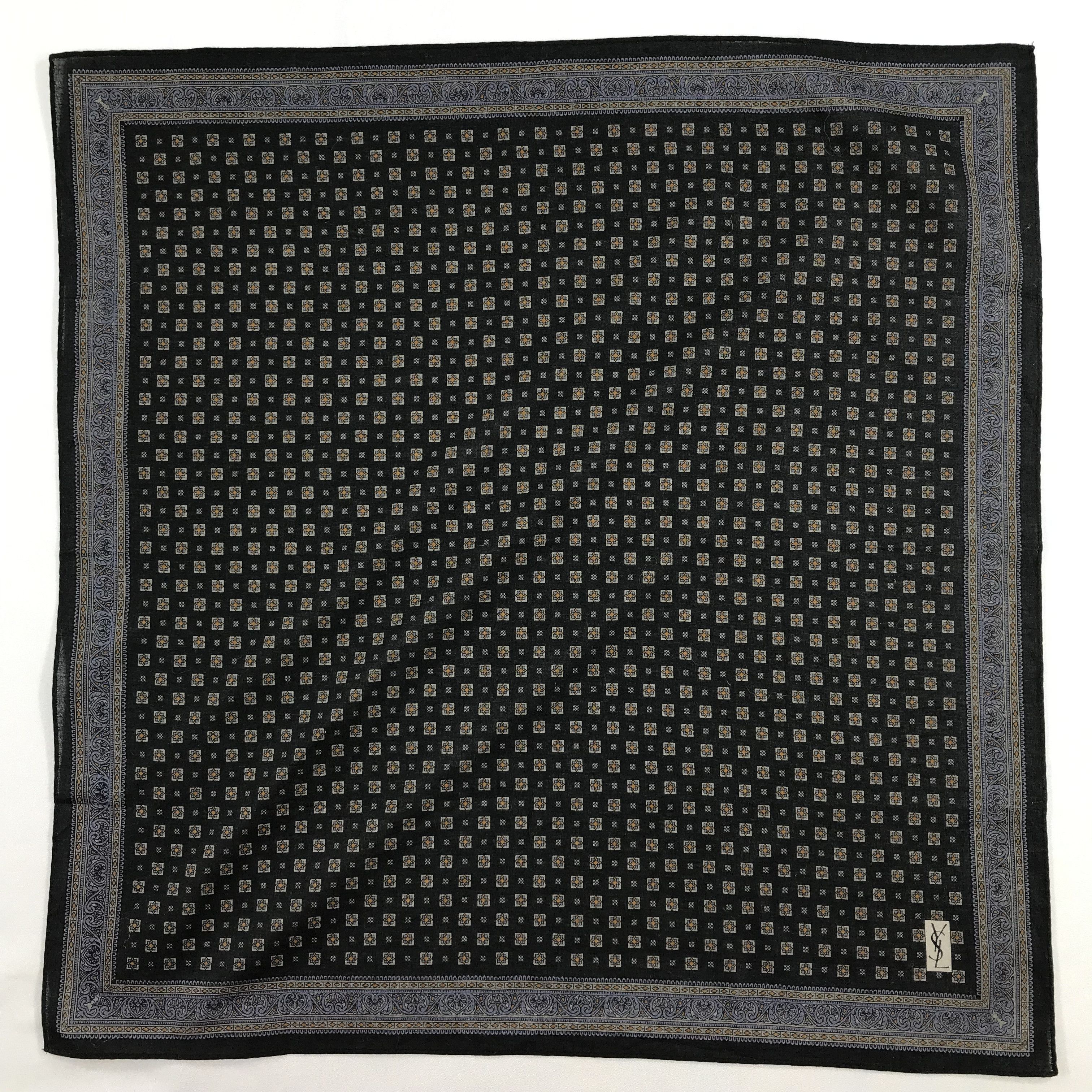 Vintage × Yves Saint Laurent Yves Saint Laurent Bandana / Handkerchief/Neckerchief -S2348 Size ONE SIZE - 1 Thumbnail