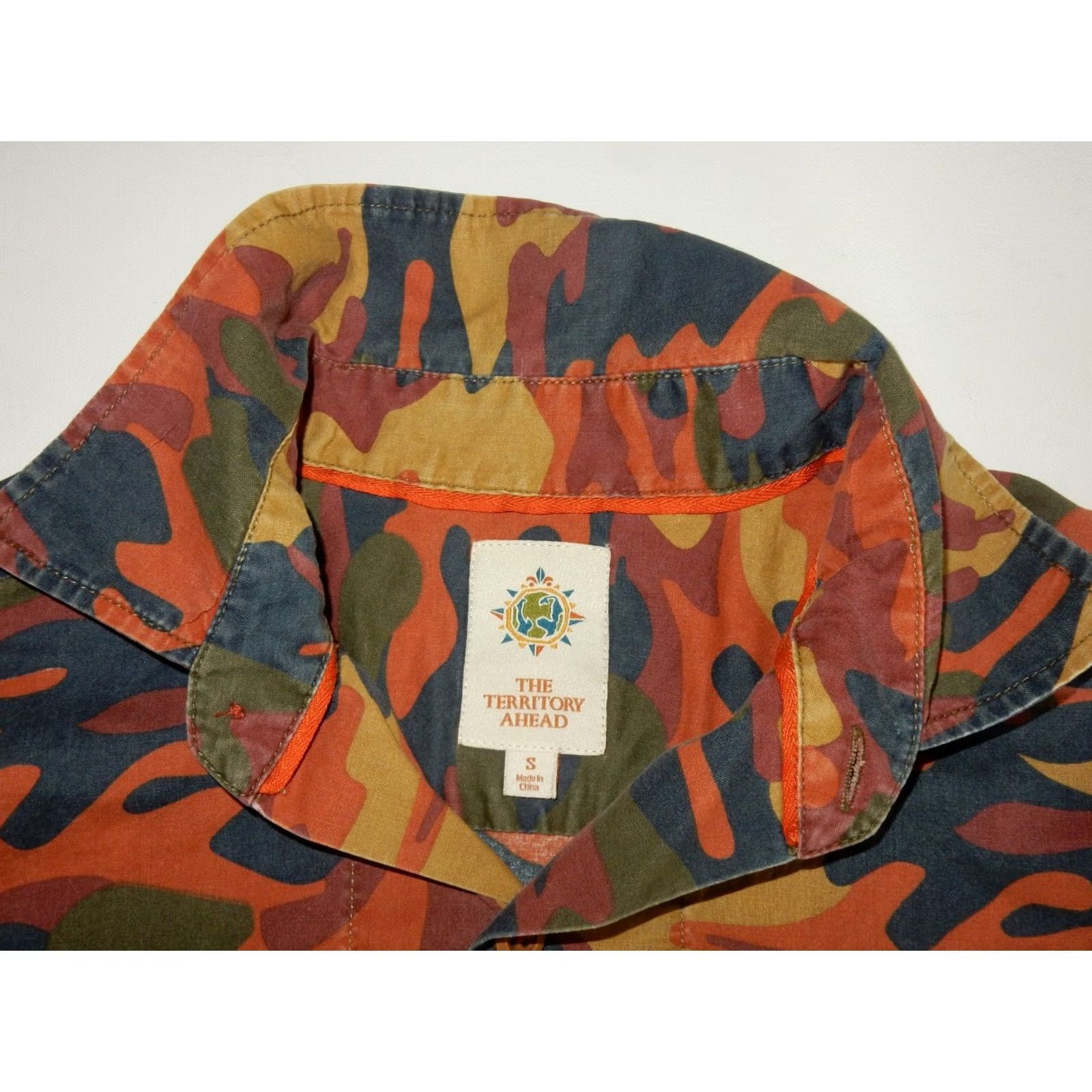 The Territory Ahead Territory Ahead Shirt Men Button-Up Short Sleeve Camouflage S Multicolor Cotton Size US S / EU 44-46 / 1 - 3 Thumbnail