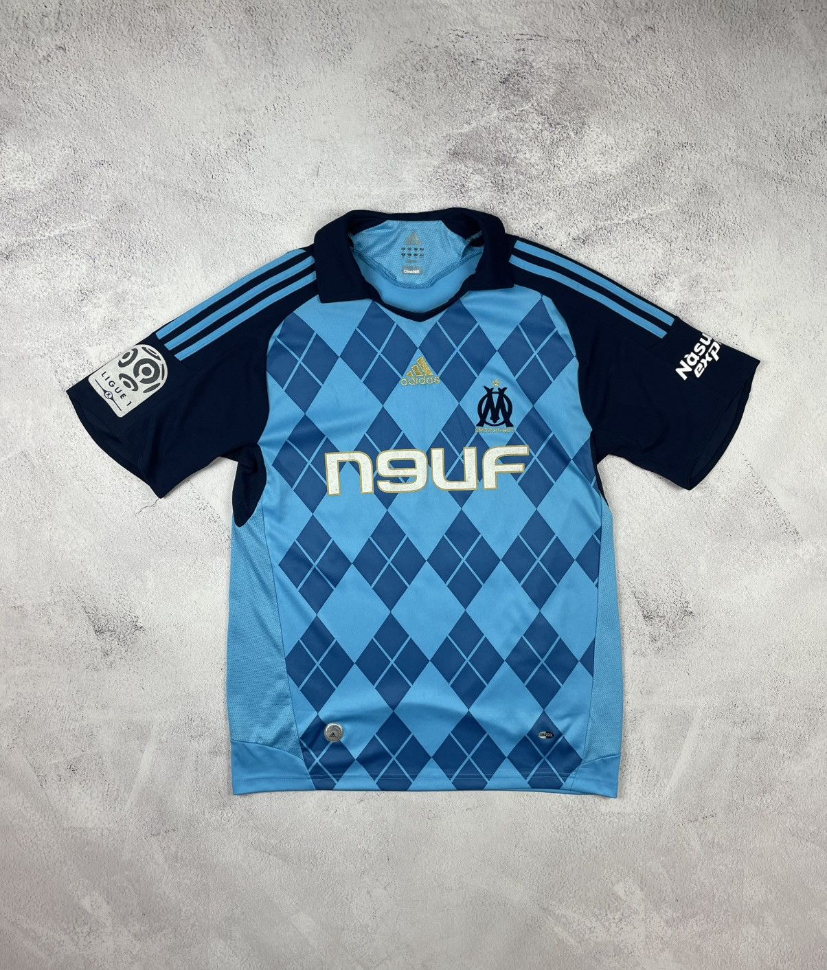 Vintage 2008-09 Olympique Marseille Away Football Shirt Ben Arfa #20 Size US M / EU 48-50 / 2 - 1 Thumbnail
