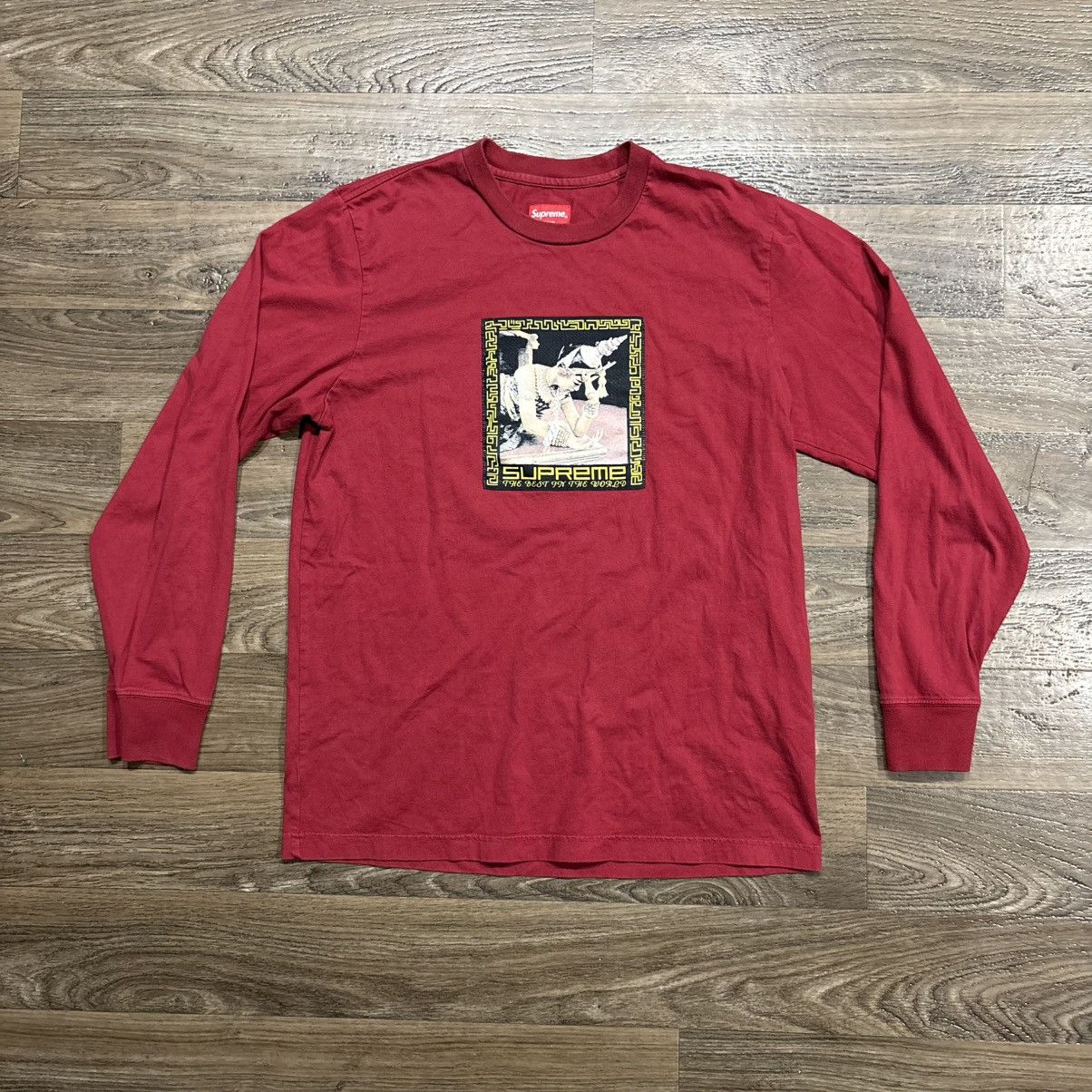 Supreme Best In The World Long-Sleeve T Shirt Streetwear M