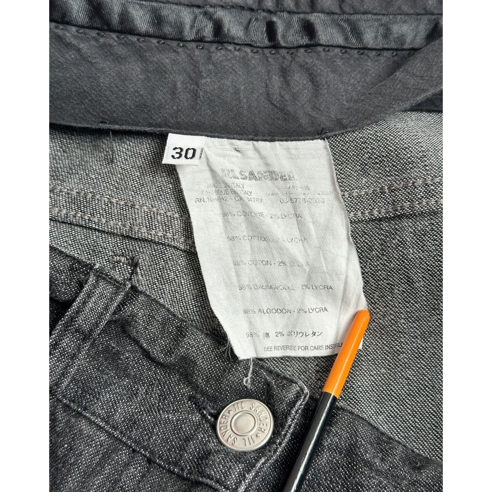 Jil Sander Jil Sander 2000s Bootcut Jeans Size US 30 / EU 46 - 4 Thumbnail