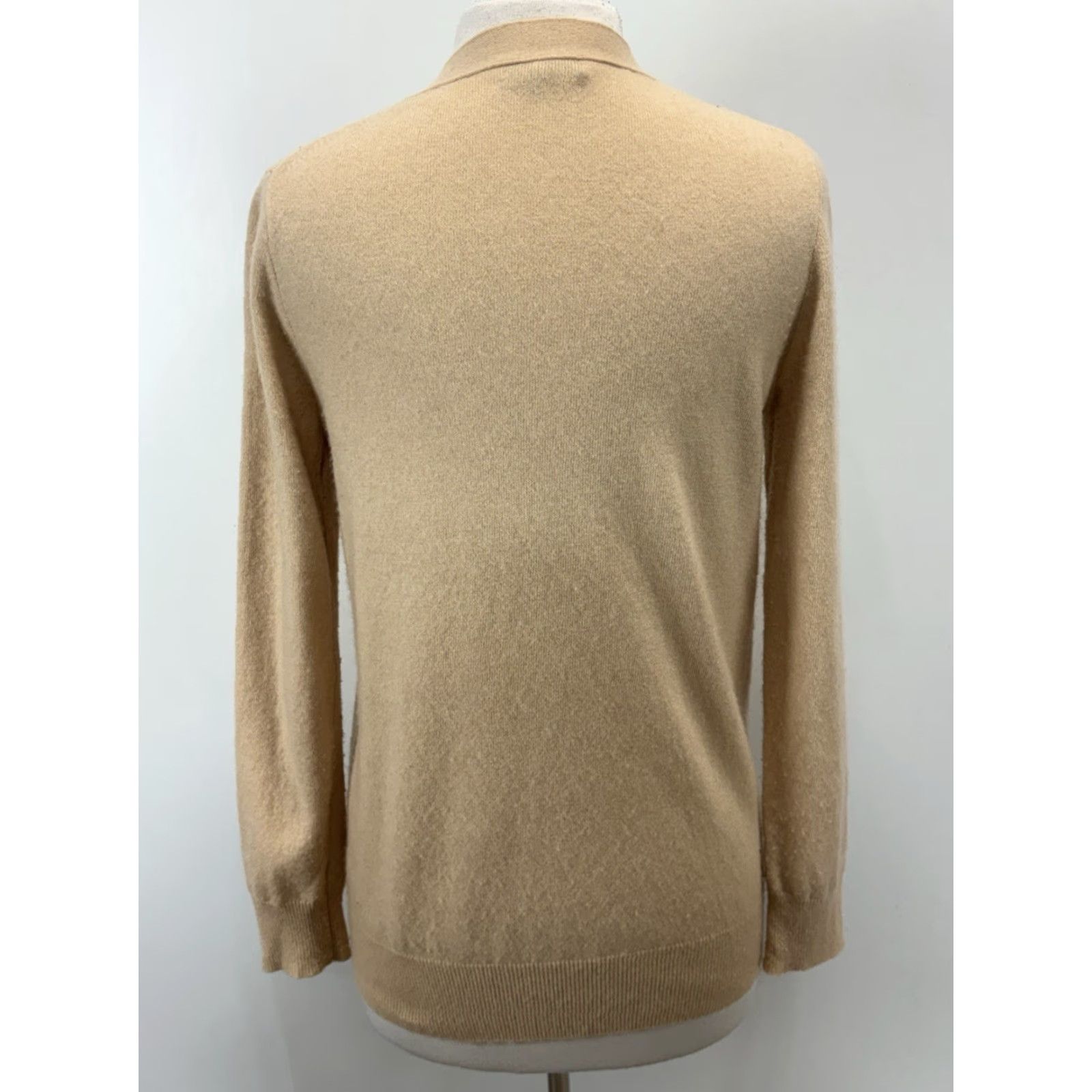 J.Crew J.CREW VINTAGE Wool Cashmere Cardigan Sweater Women’s Small Tan Preppy Minimal Size S / US 4 / IT 40 - 3 Thumbnail