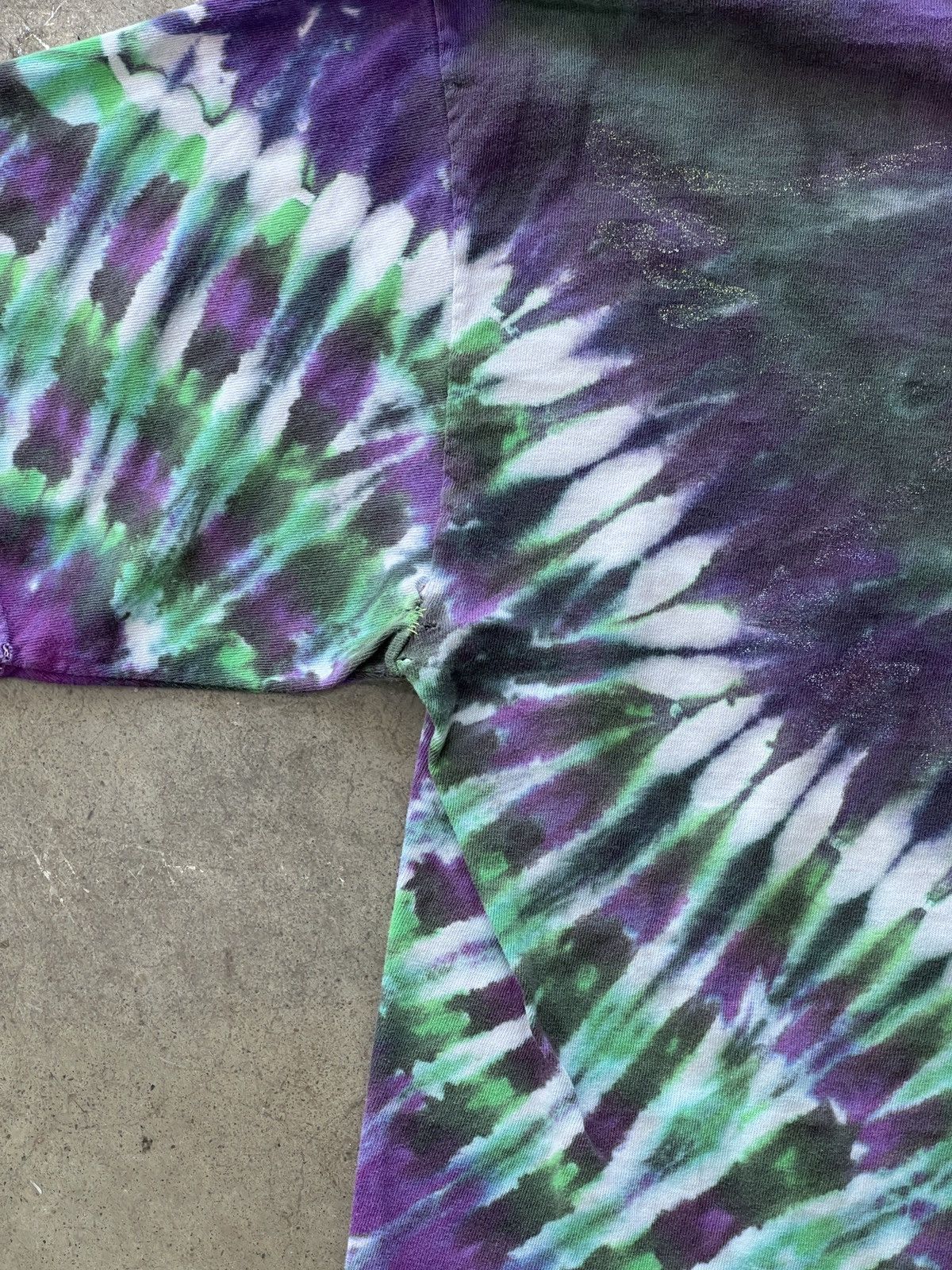 Band Tees × Vintage Vintage 1989 Aerosmith Pump Single Stitch Tie Dye Tee Medium Size US M / EU 48-50 / 2 - 11 Thumbnail