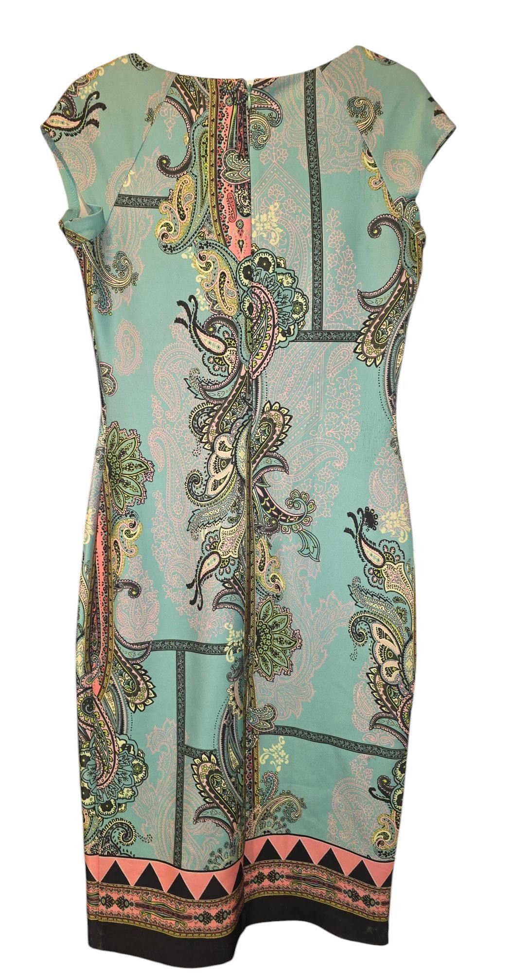 Designer Beige by eci Women's Dress - Size 4 - Elegant Pattern Size S / US 4 / IT 40 - 2 Thumbnail