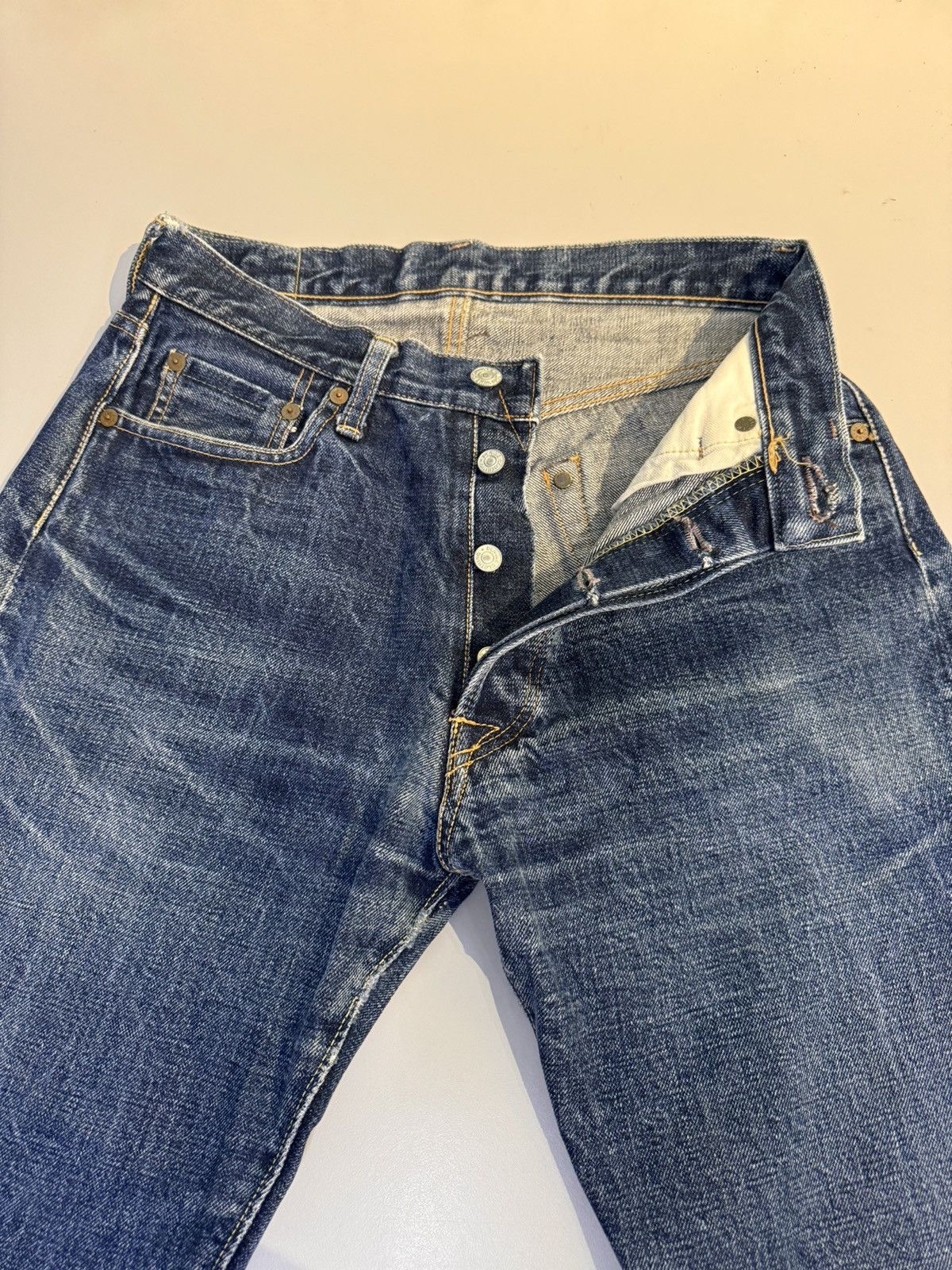 Denime Denime Japan Selvedge Size 31 Size US 29 - 3 Thumbnail