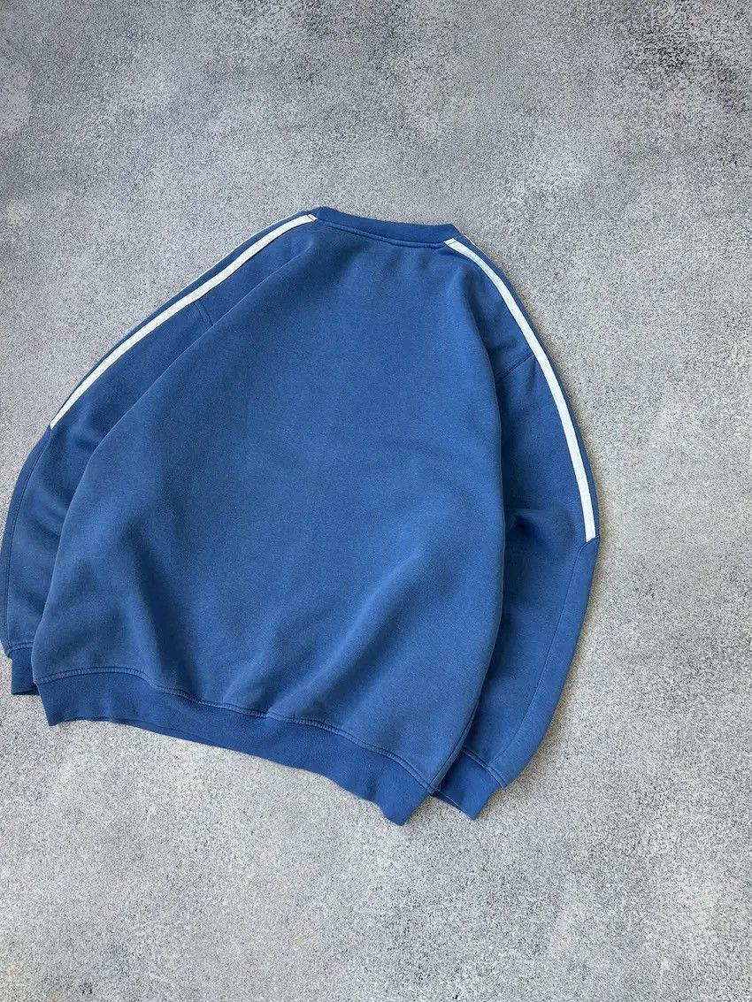 Adidas × Vintage Vintage Adidas 90s Blue Crewneck Sweatshirt Size US M / EU 48-50 / 2 - 12 Thumbnail
