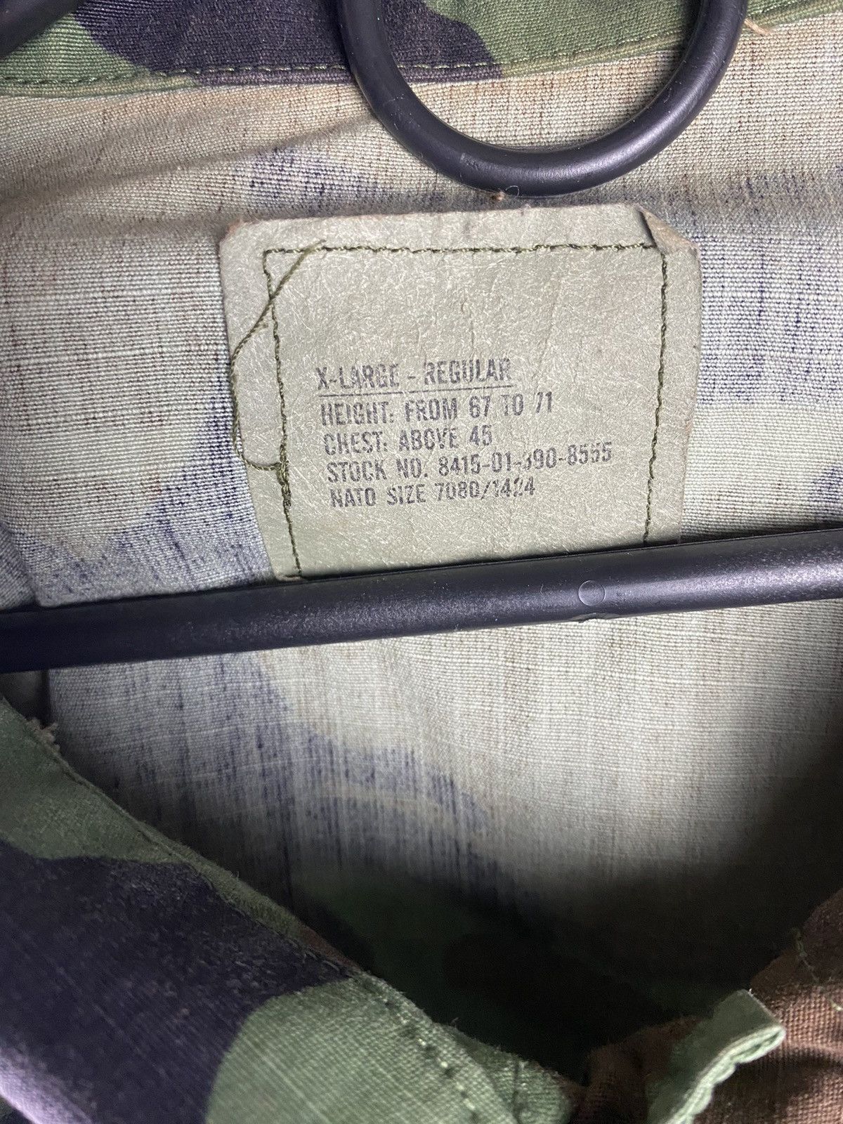 Vintage Vintage Camo Military Field Jacket - Woodland Camouflage Size US L / EU 52-54 / 3 - 5 Thumbnail